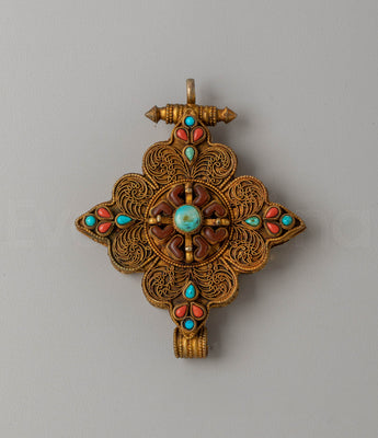 Bishwo Vajra Ghau Box Locket 