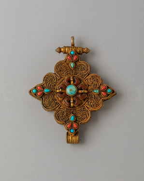 Bishwo Vajra Ghau Box Locket