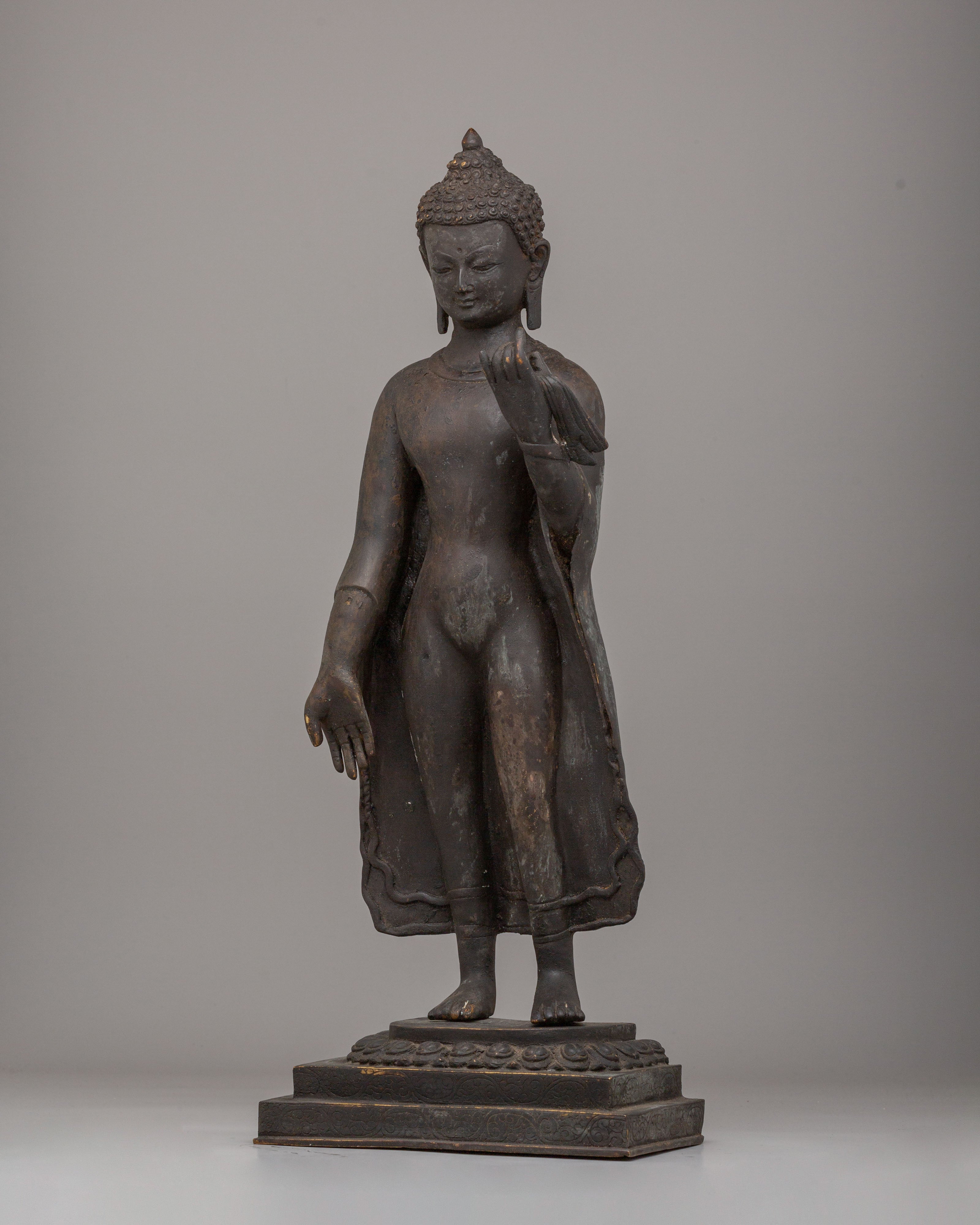 Dipankara Buddha Enlightenment Sculpture | Tibetan Altar Decor