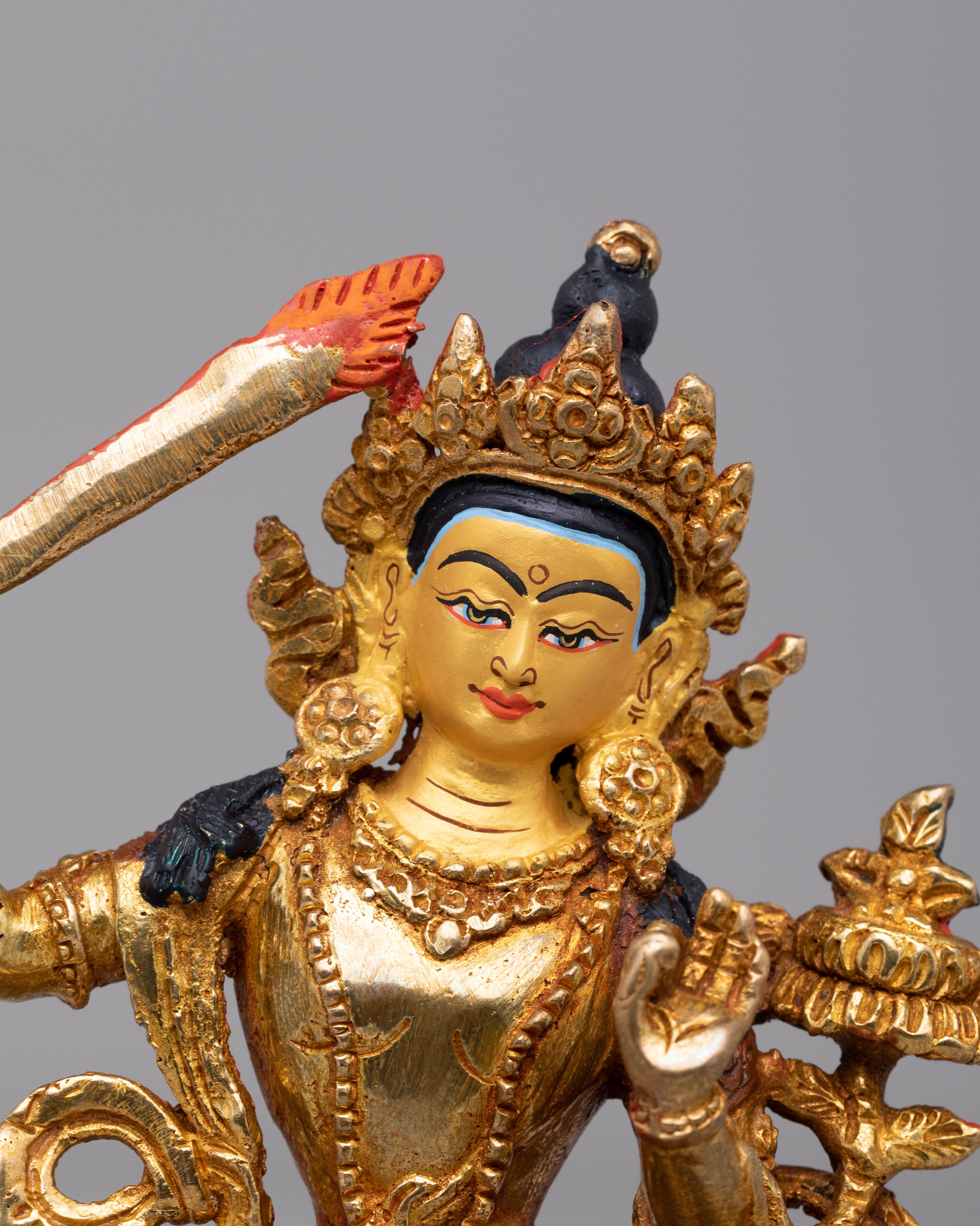 Bodhisattva of Wisdom Manjushri Statue | Spiritual Symbol of Enlightenment