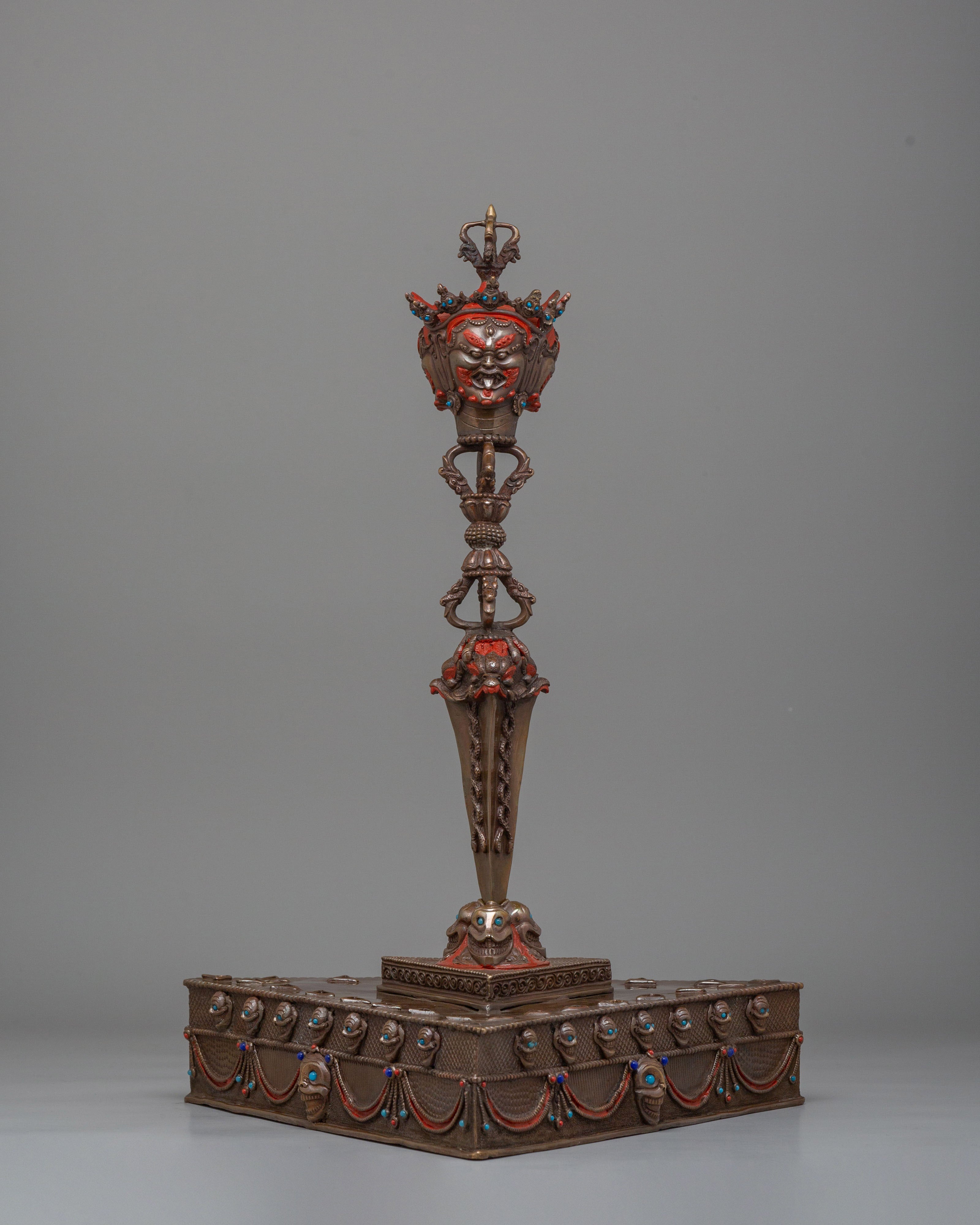 Ceremonial Phurba Set for Rituals | Tibetan Buddhist Knife Set