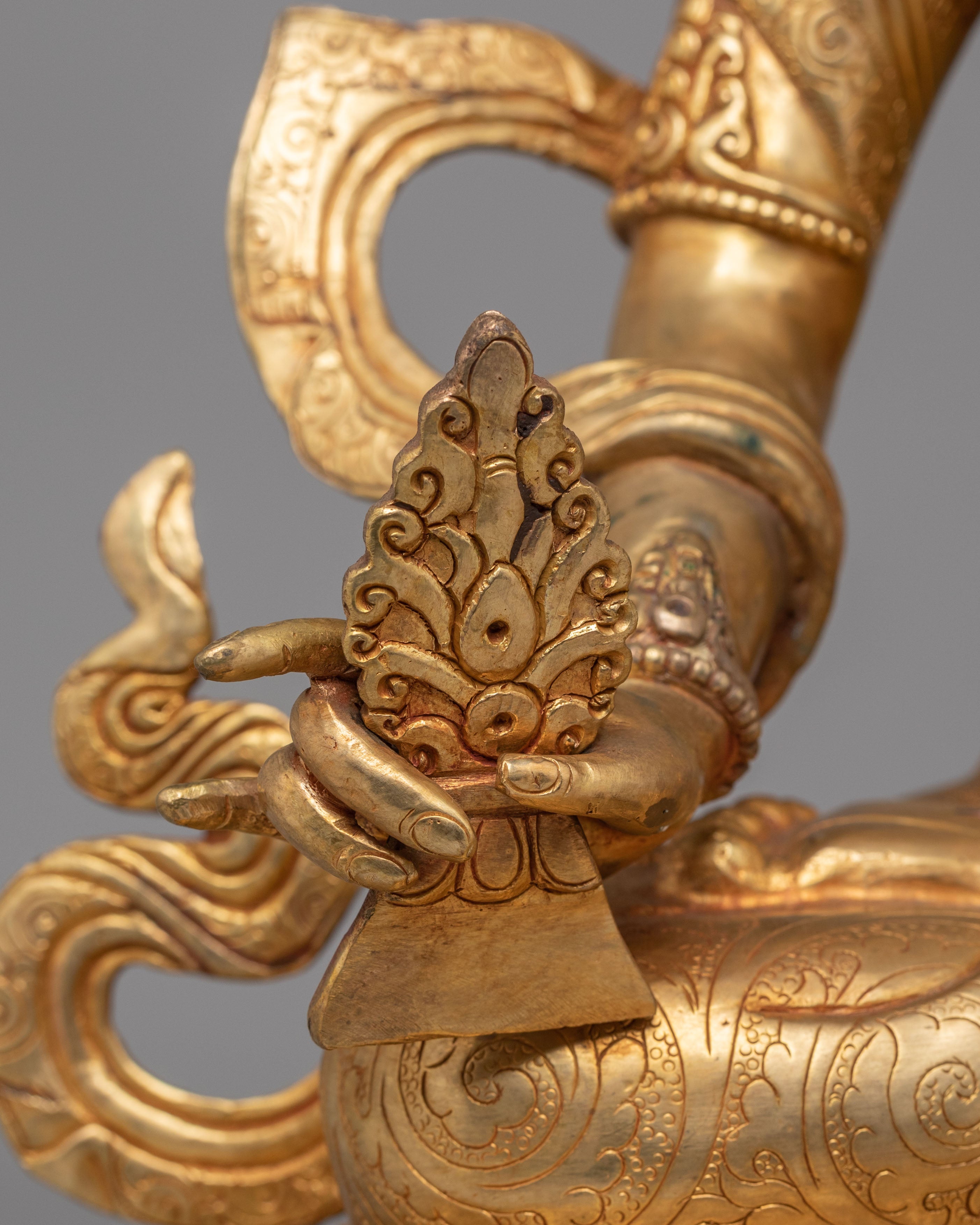 Goddess Dukar Statue for Protection | Sitatapatra Protector Goddess Artwork