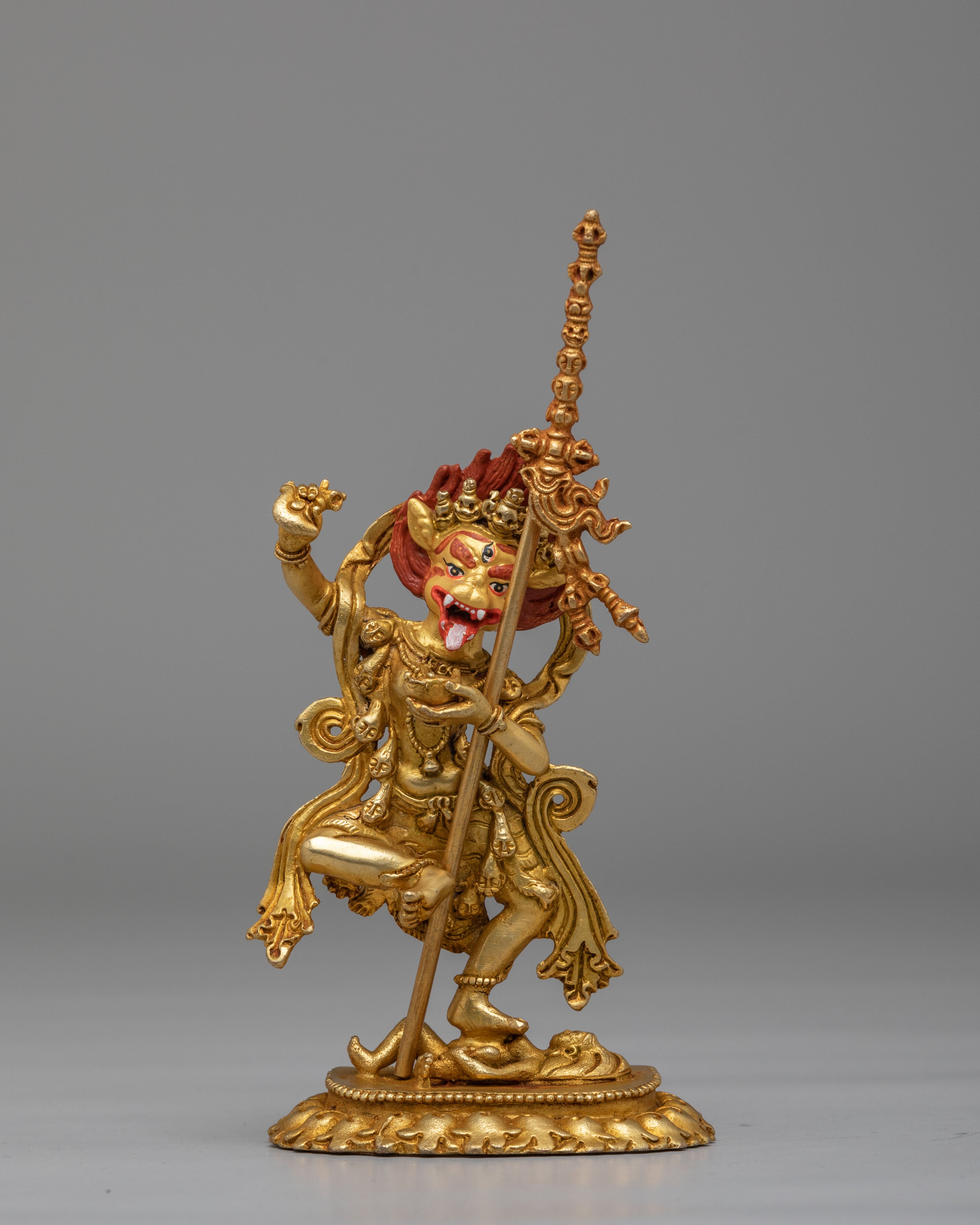 Traditional Altar Simhaumkha Statue | Wrathful Dakini Protector