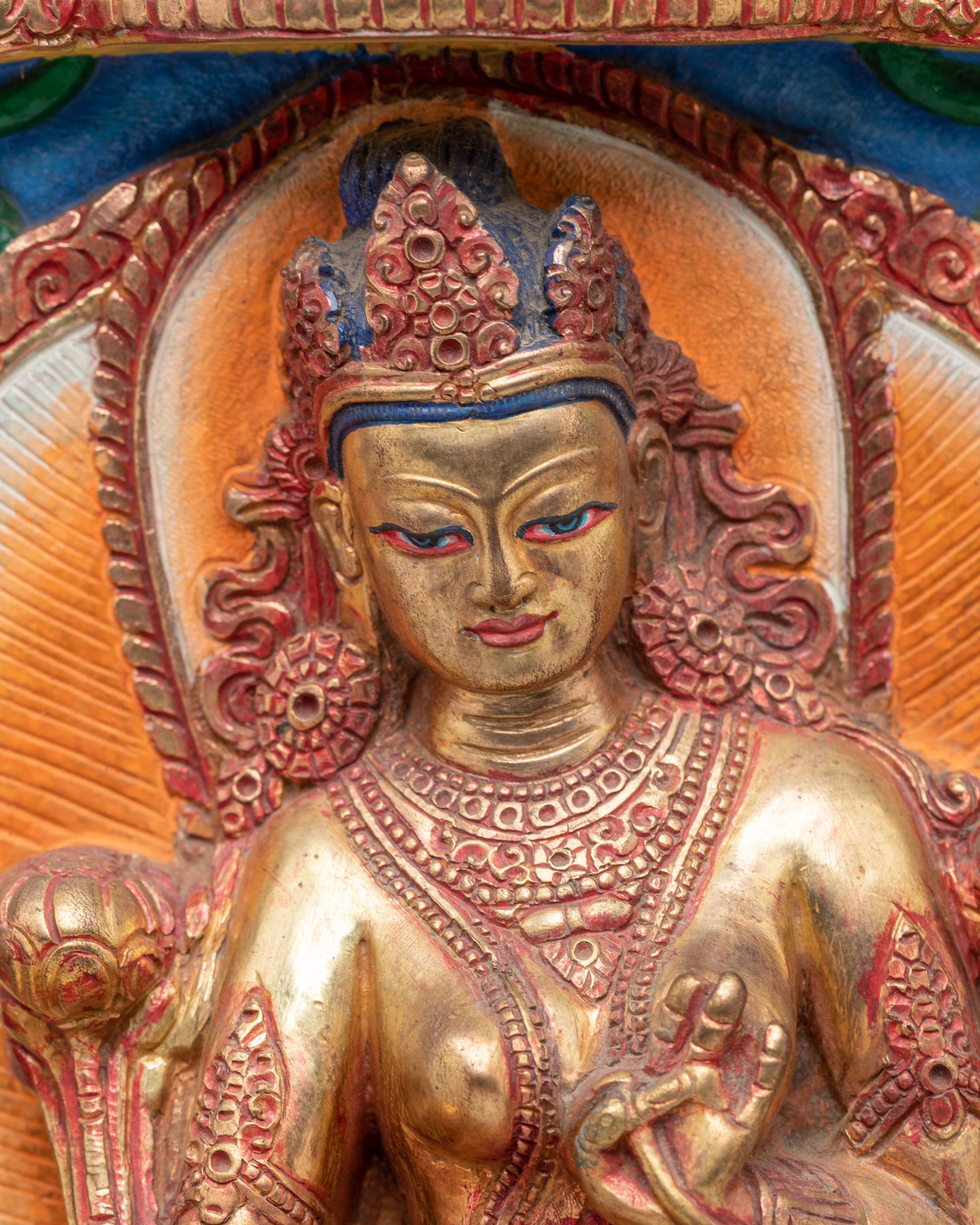 Handmade Buddhist 21 Tara Statue | Divine Goddess for Meditation and Blessings