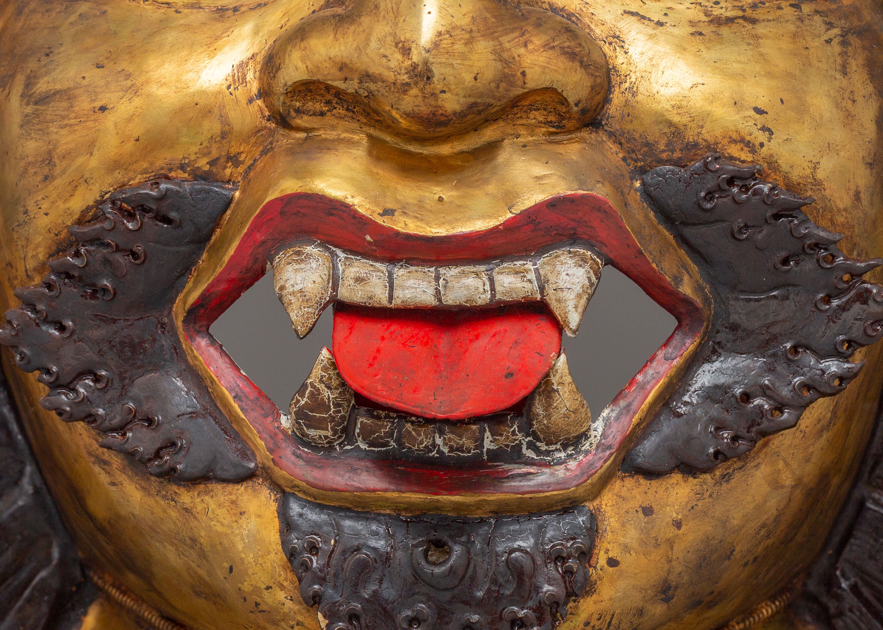 Sacred Mahakala Wall Hanging | Tibetan Wrathful Deity