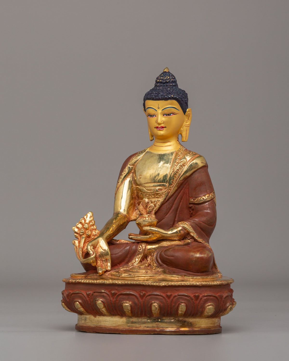 Buddhist Deity Medicine Buddha Statue | Healing Buddha Altar Decor
