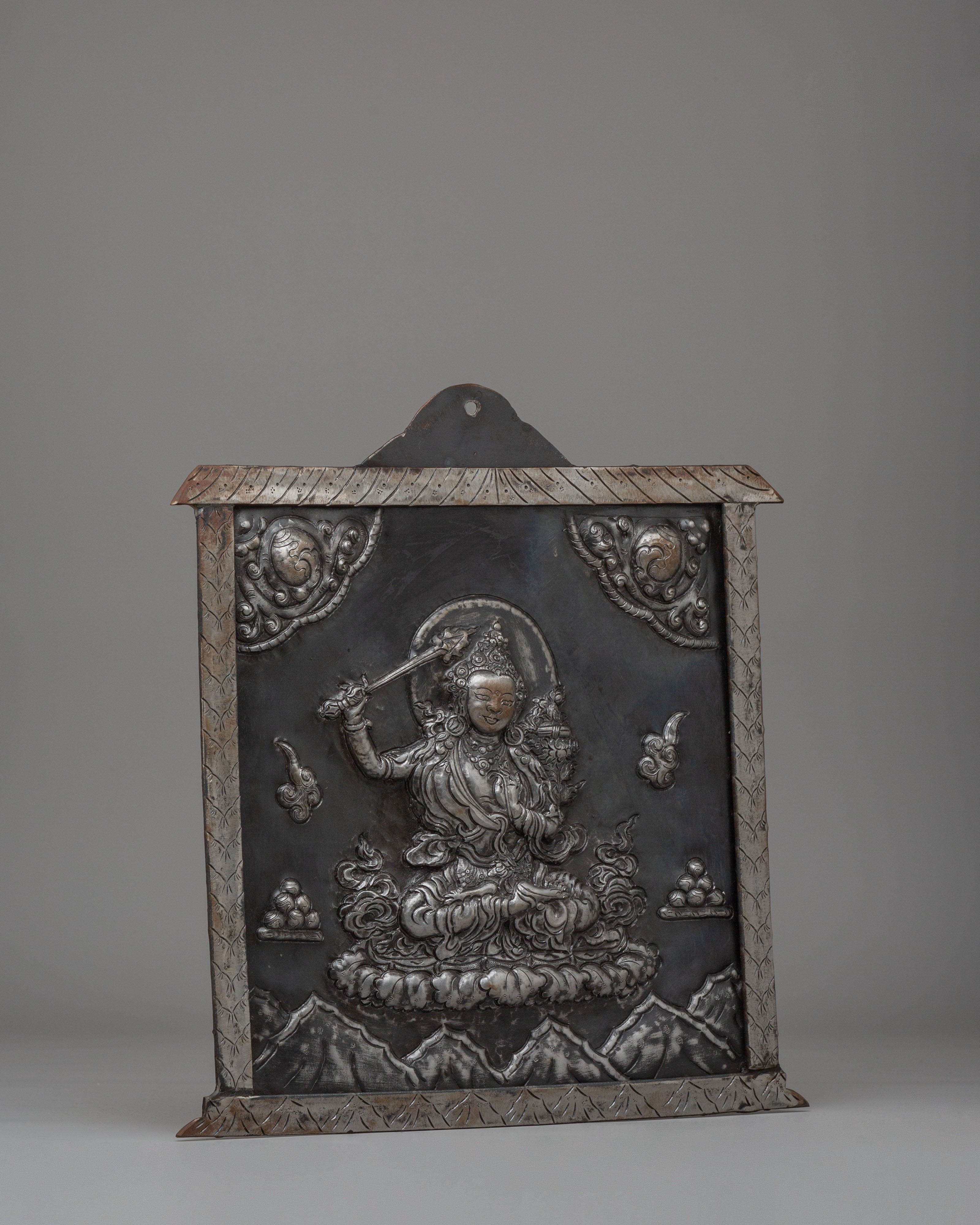 Sacred Manjushri Buddha Wall Hanging | Artwork for Your Space