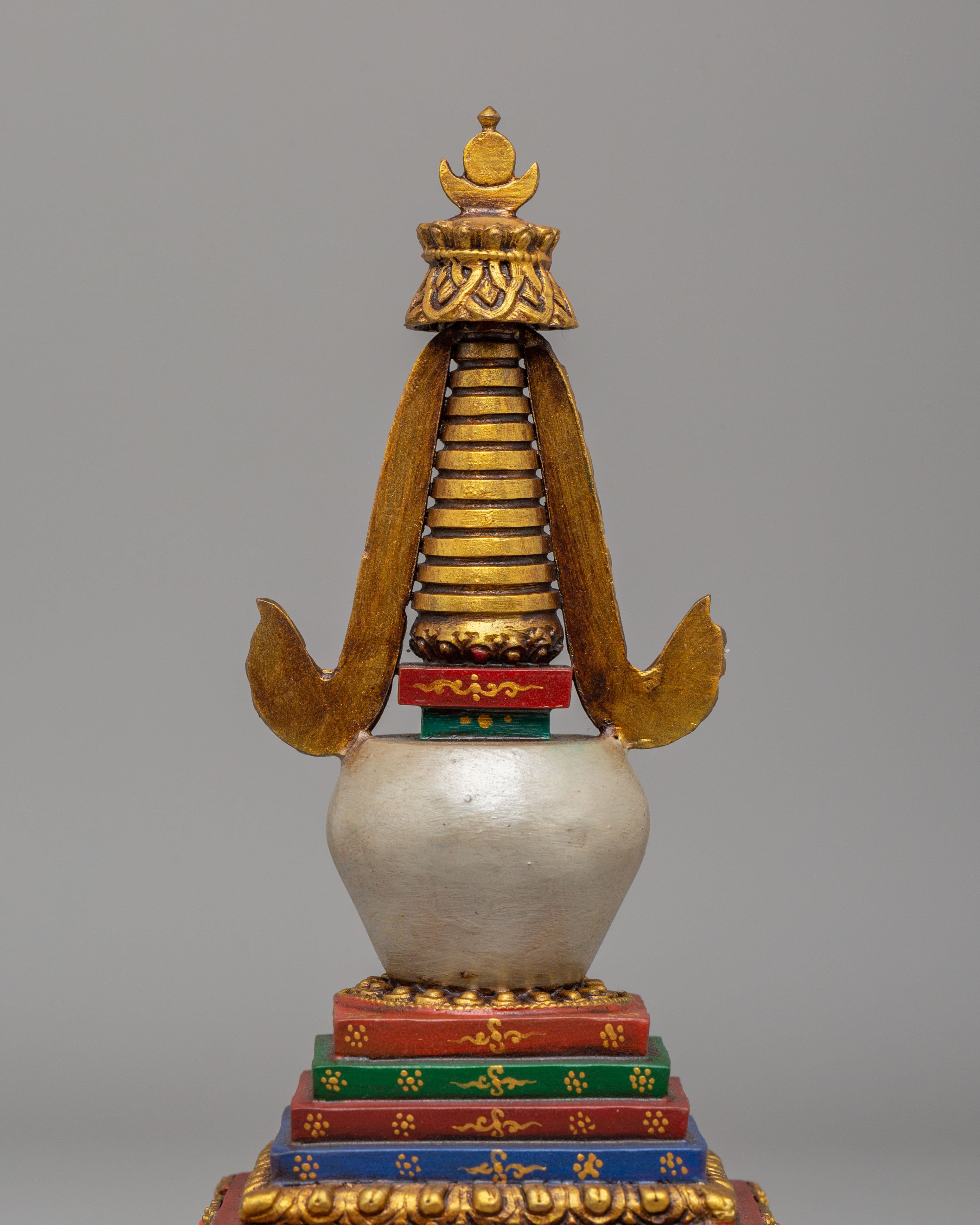 Spiritual Enlightenment Chorten | Handcrafted Tibetan Buddhist Stupa