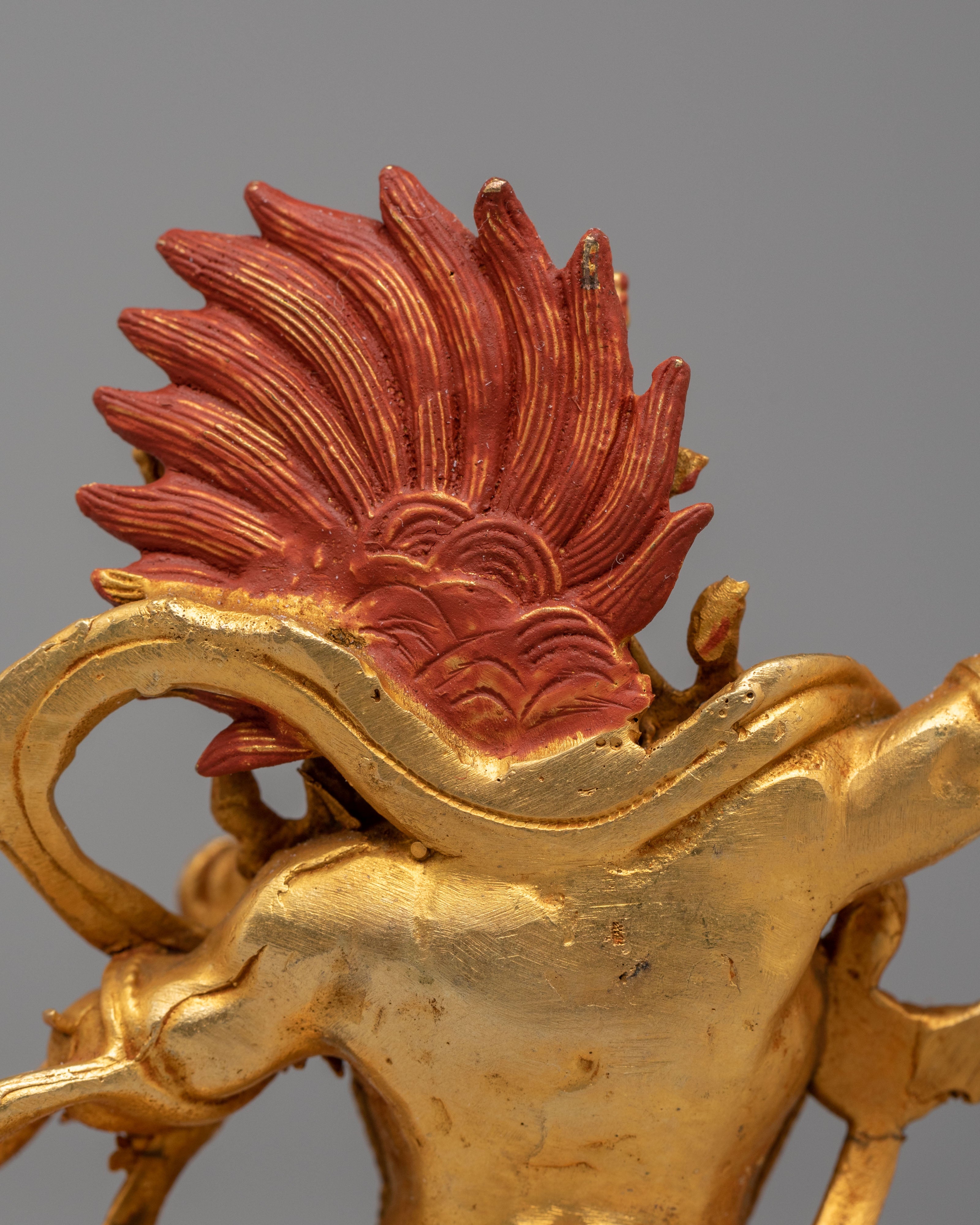 Sacred Vajrapani Statue | Wrathful Protector Deity Sculpture