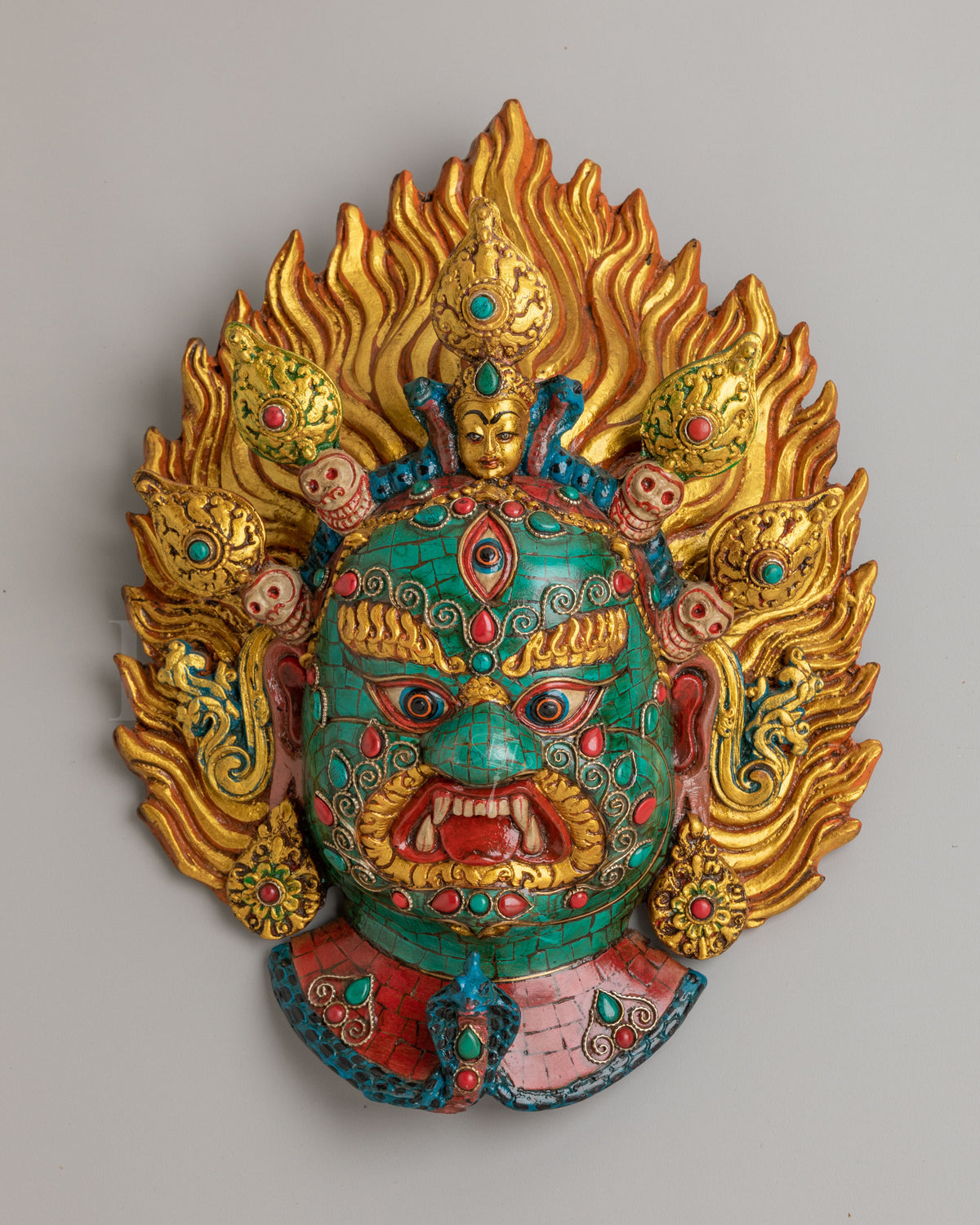 Mahakala Wrathful Deity Wall Art 