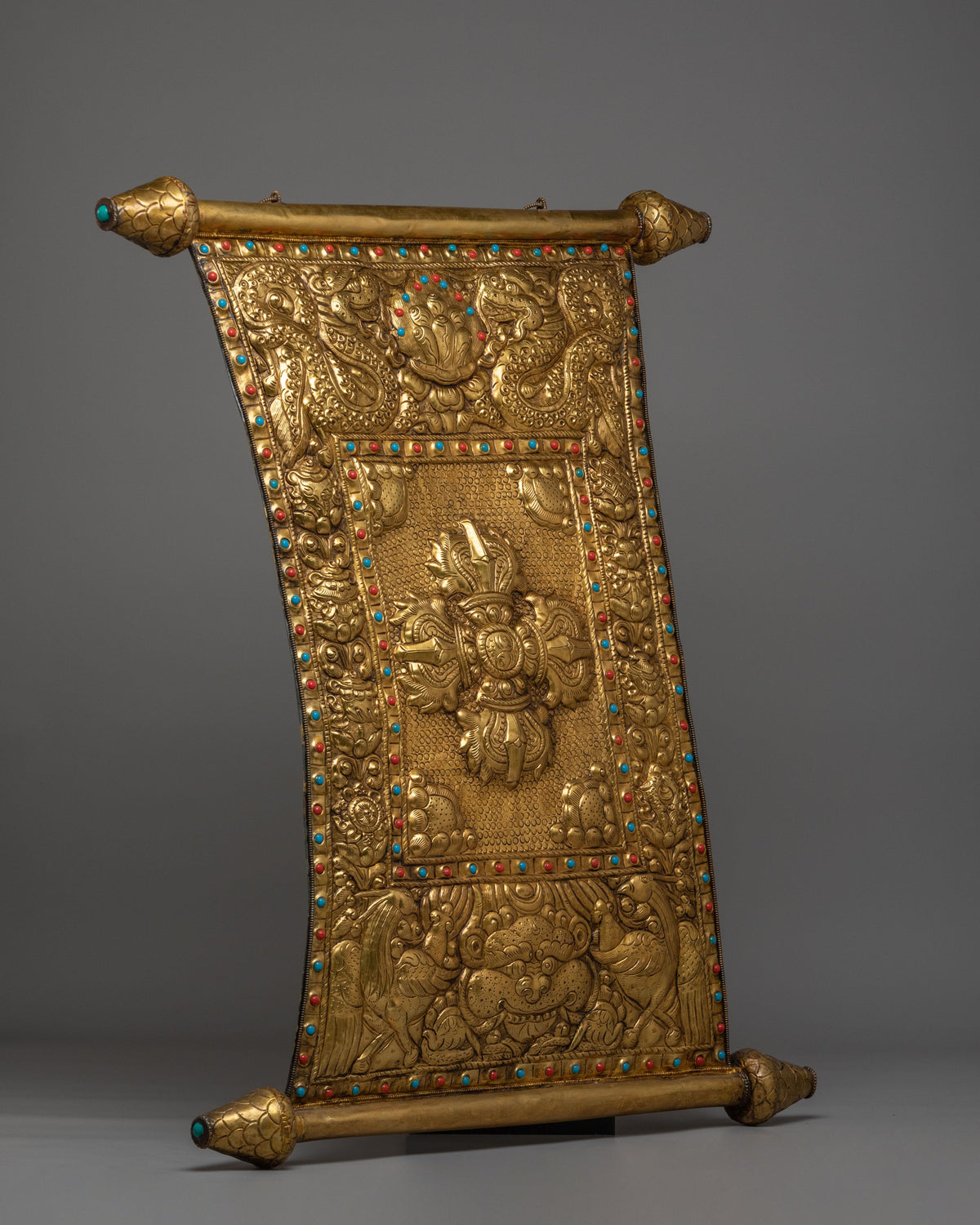 Buddhist Bishwo Vajra Wall Hanging | Tibetan Dorje Wall Art