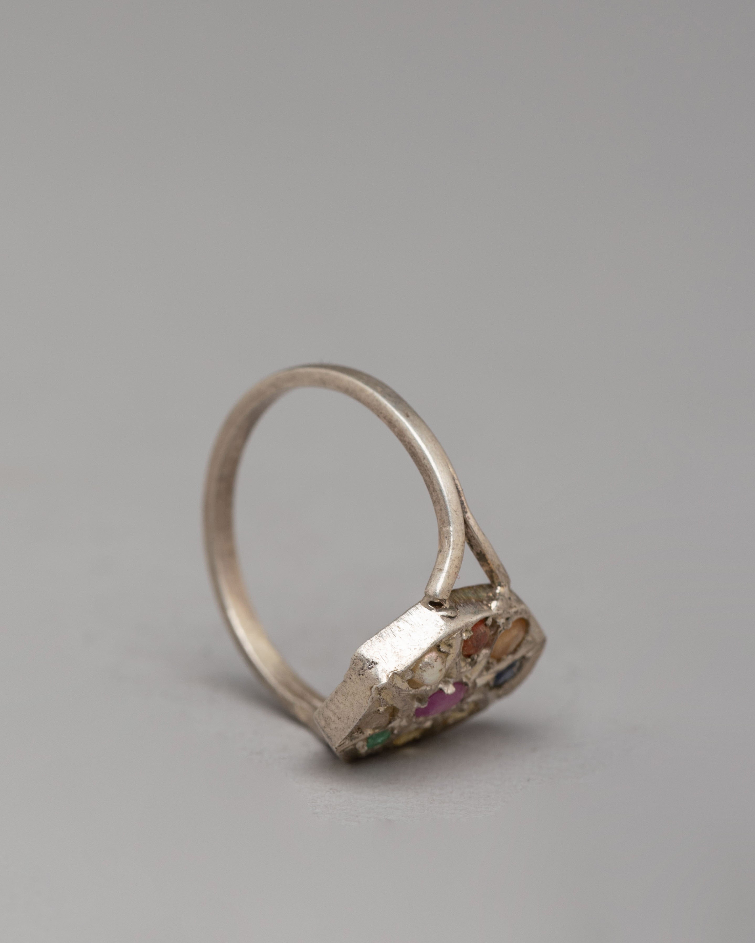Himalayan Silver Ring Set | Boho Ring for Women & Men