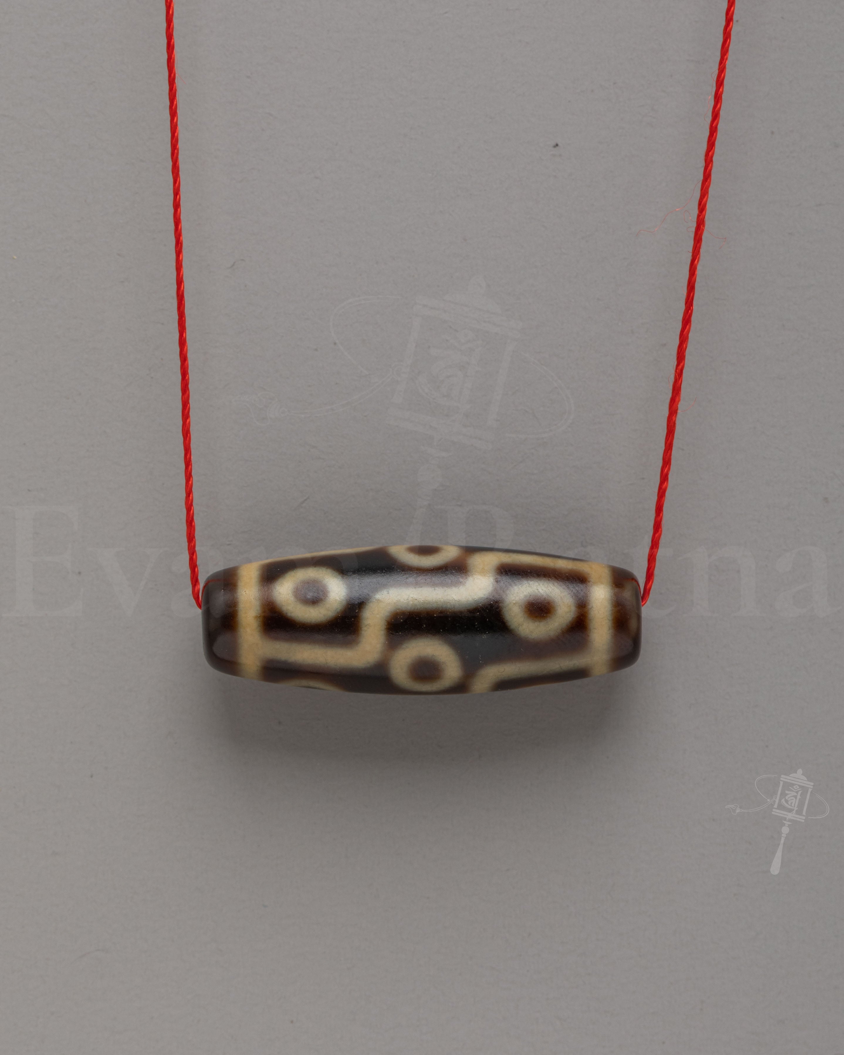 Traditional Buddhist Beads Locket | Agate Dzi Beads Spiritual Jewelry