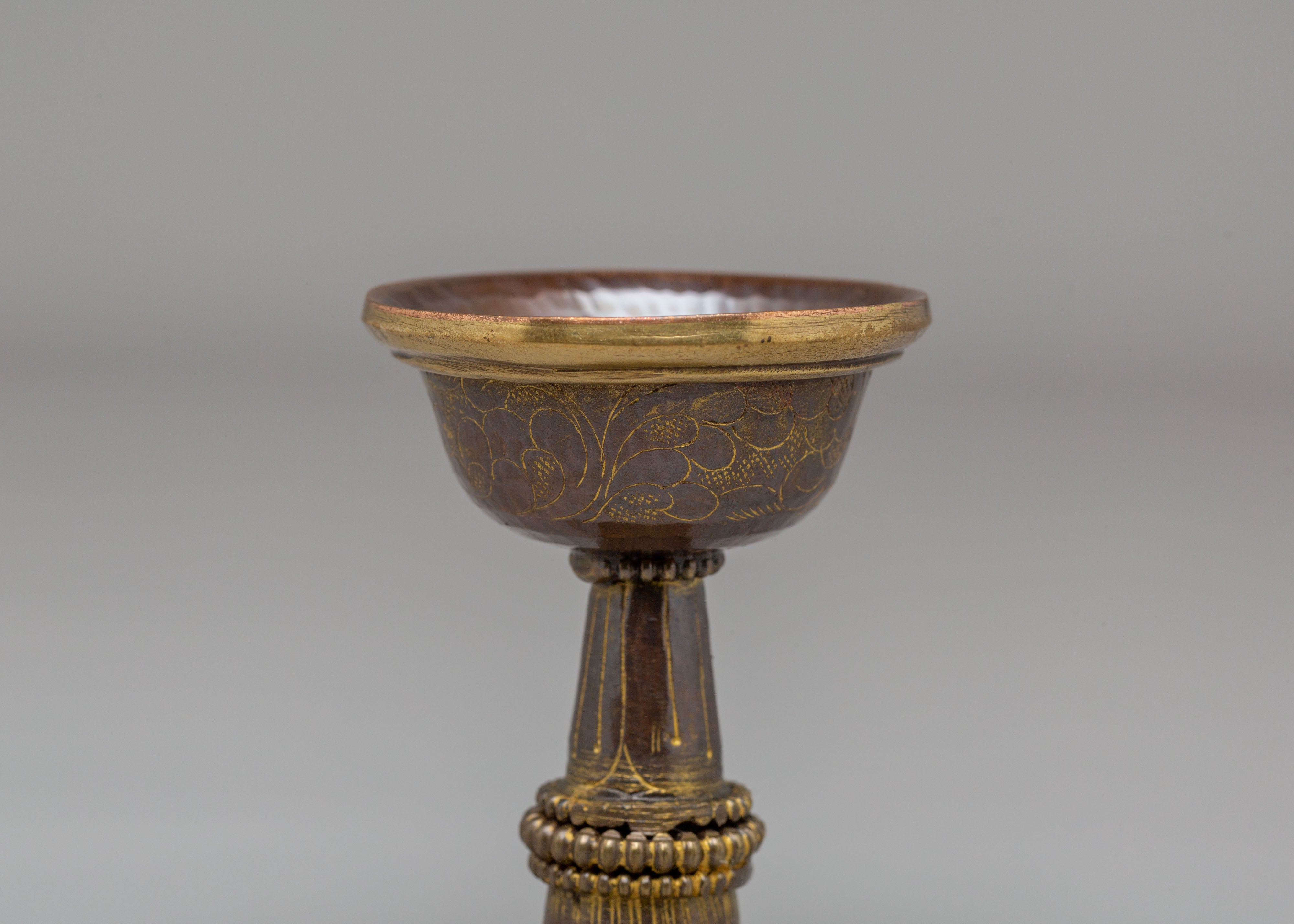 Serkyem Set for Altar Offering | Tibetan Ritual Offering Vessel