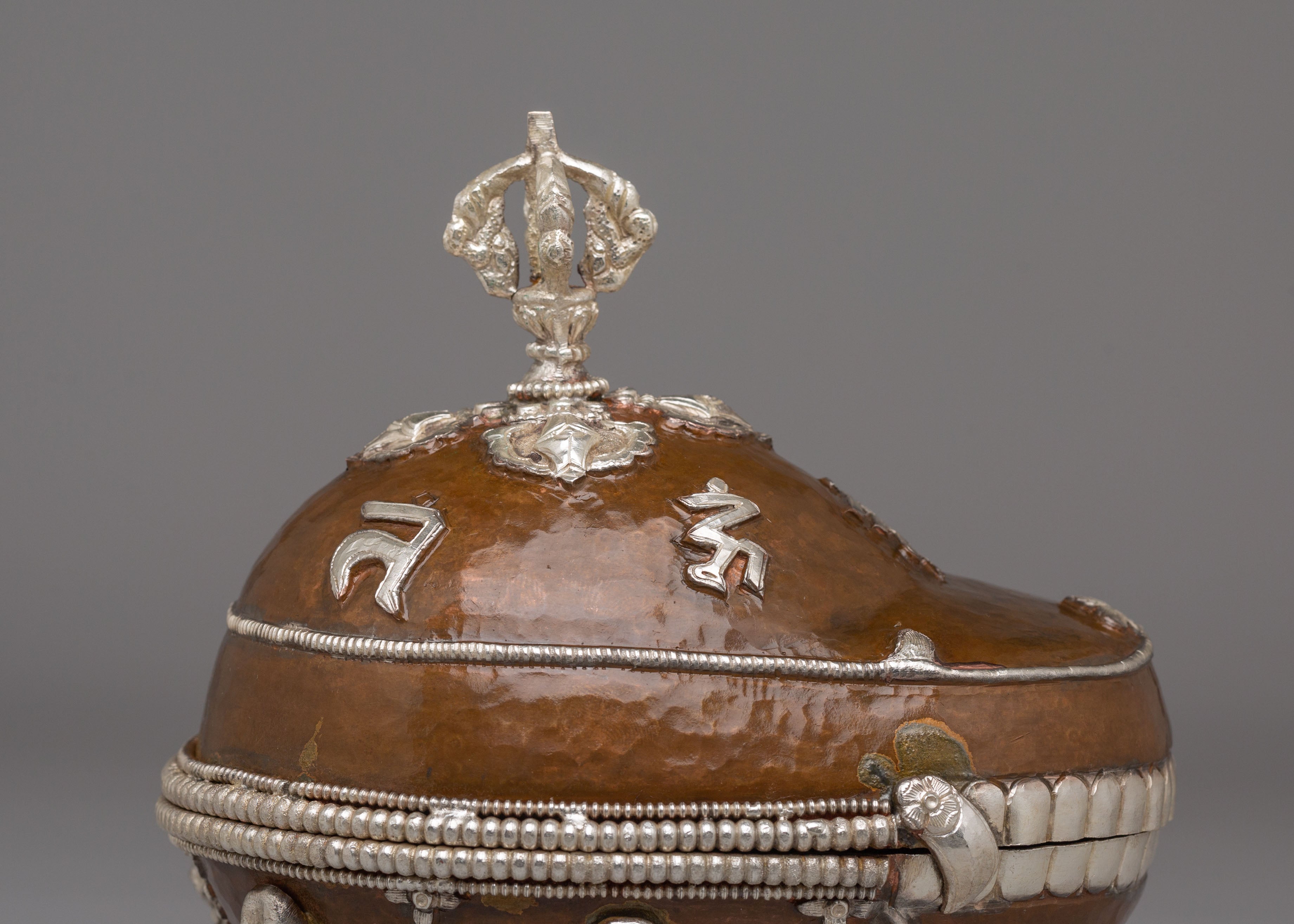Traditional Kapala for Ritual | Sacred Tibetan Skull Cup for Ceremonies