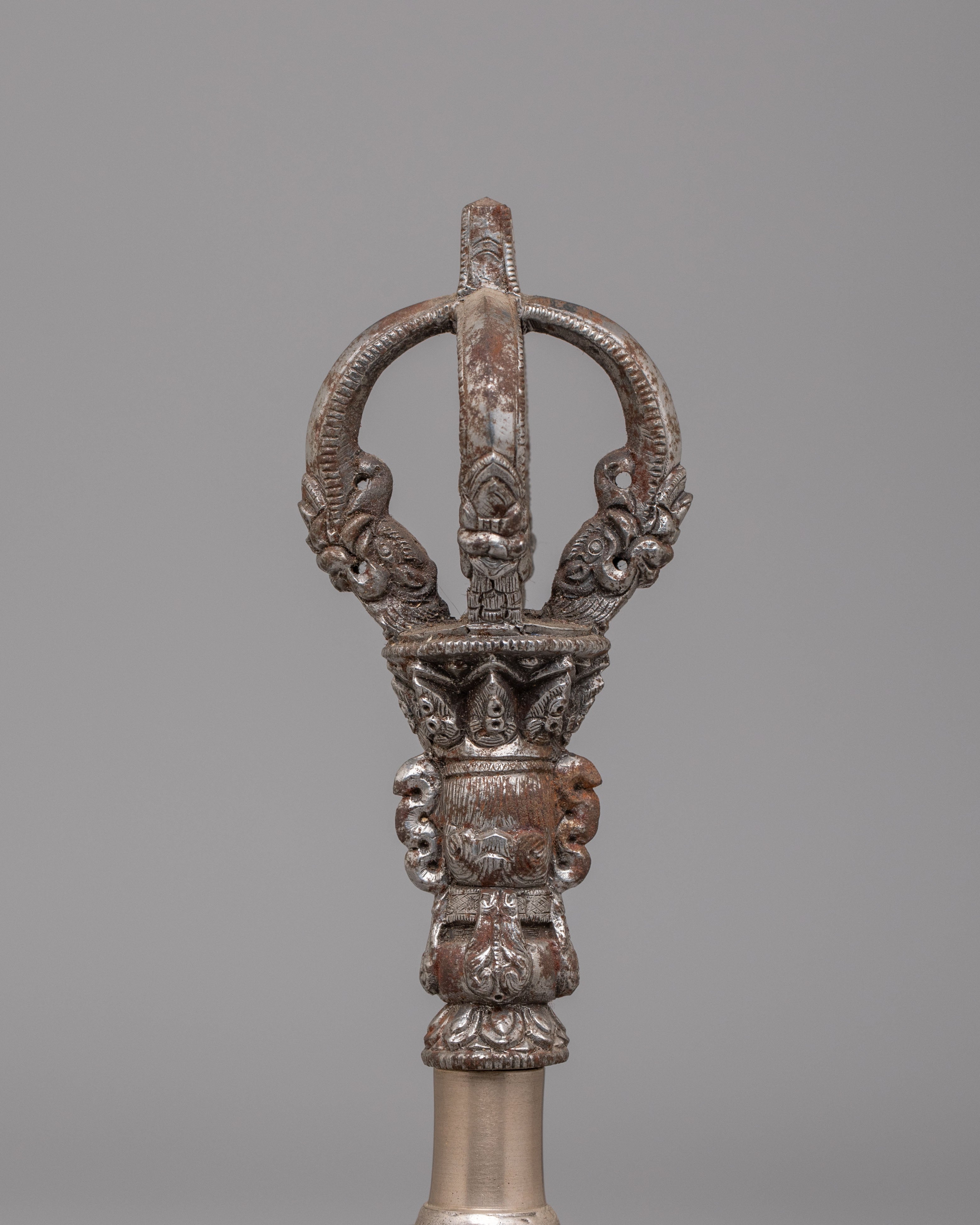 Handcrafted Altar Vajra and Bell | Tibetan Ritual Tool for Meditation & Spiritual Practices