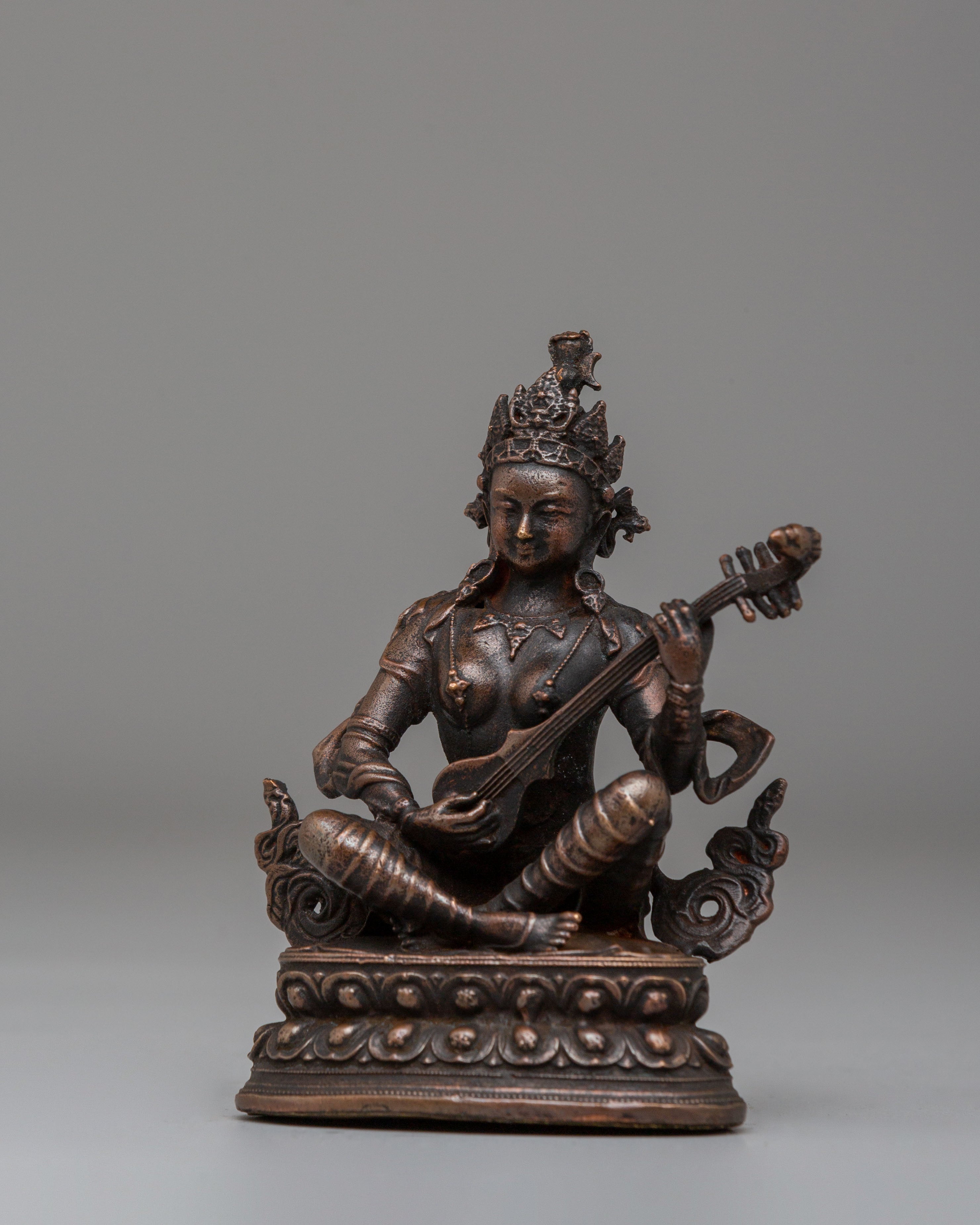 Saraswati Decor Statue | Handcrafted Bronze Statue for Home Decor