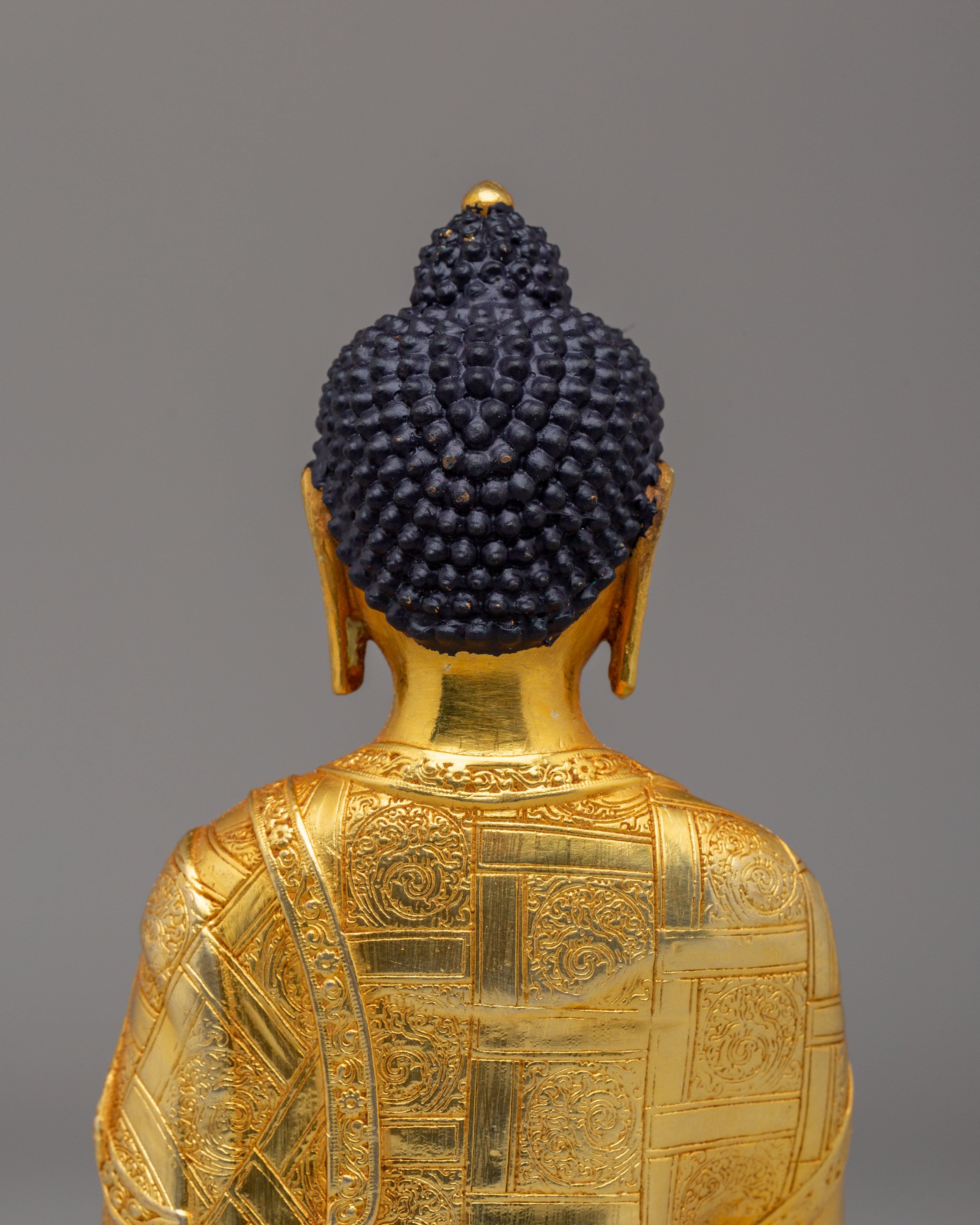 Handmade Amitabha Buddha Buddhist Statue | Sacred Artwork for Meditation