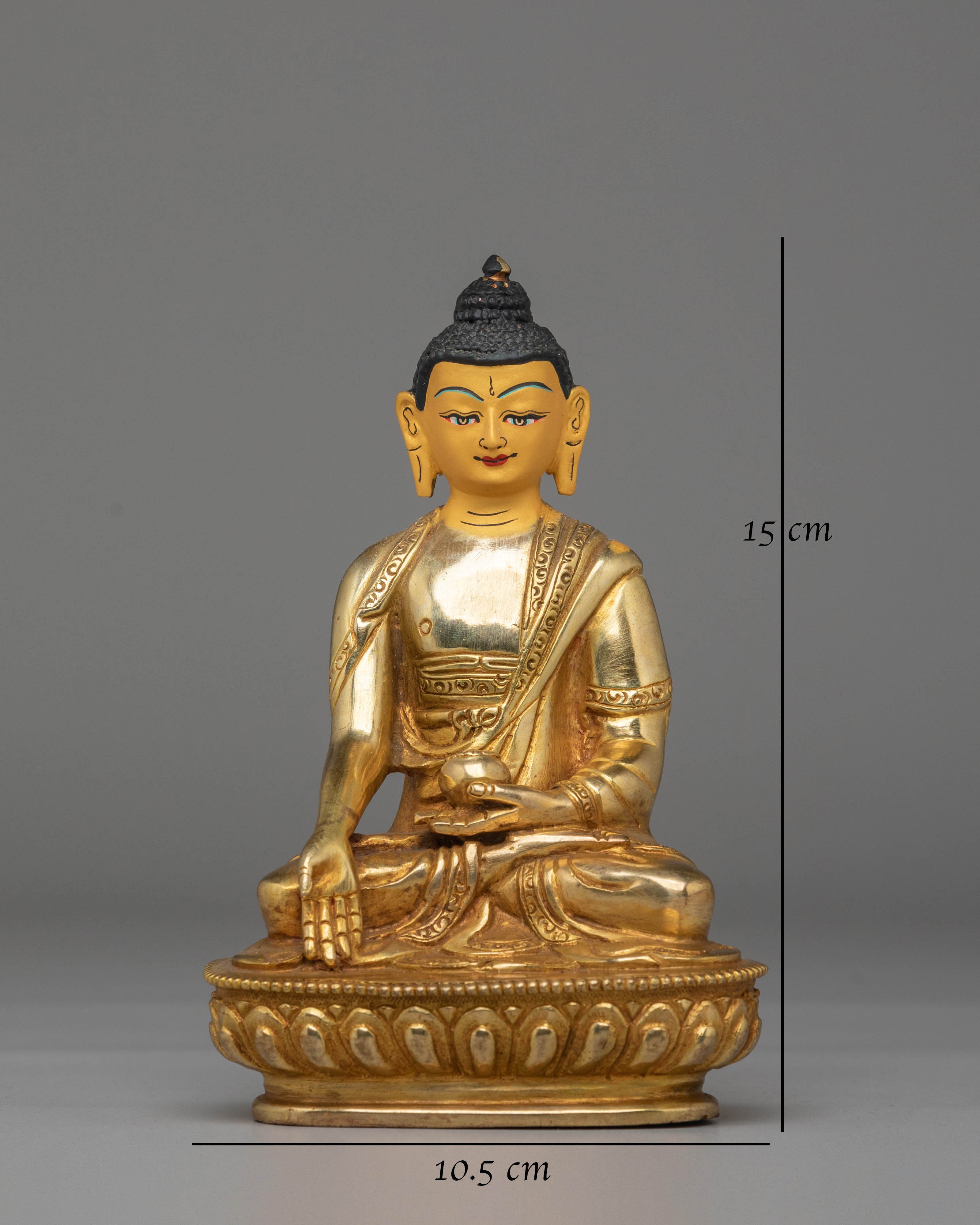 Handcrafted Ratnasambhava Copper Sculpture | Tibetan Copper Statue