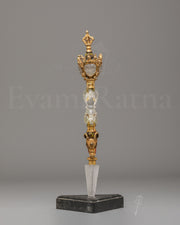 Sacred Buddhist Crystal Ritual Dagger