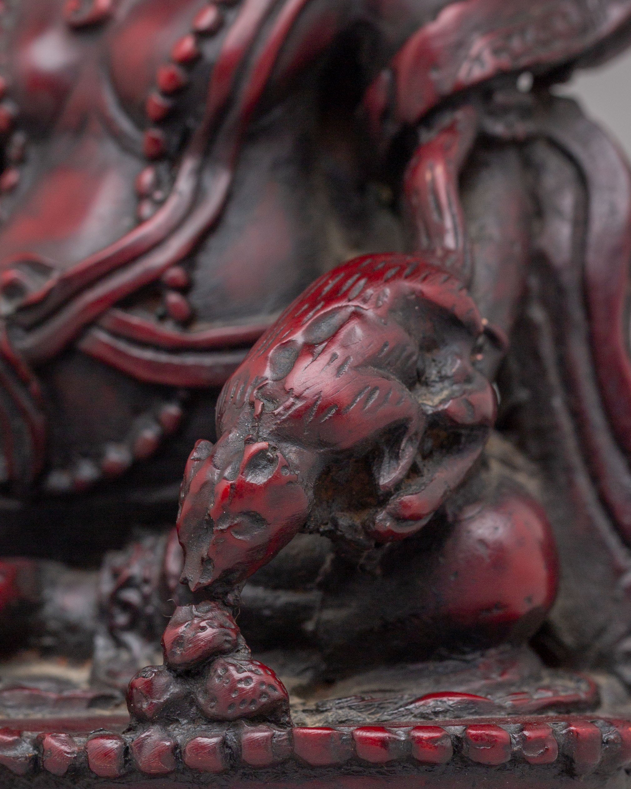 Himalayan Altar Dzambhala Sculpture | Wealth Deity Figurine for Abundance