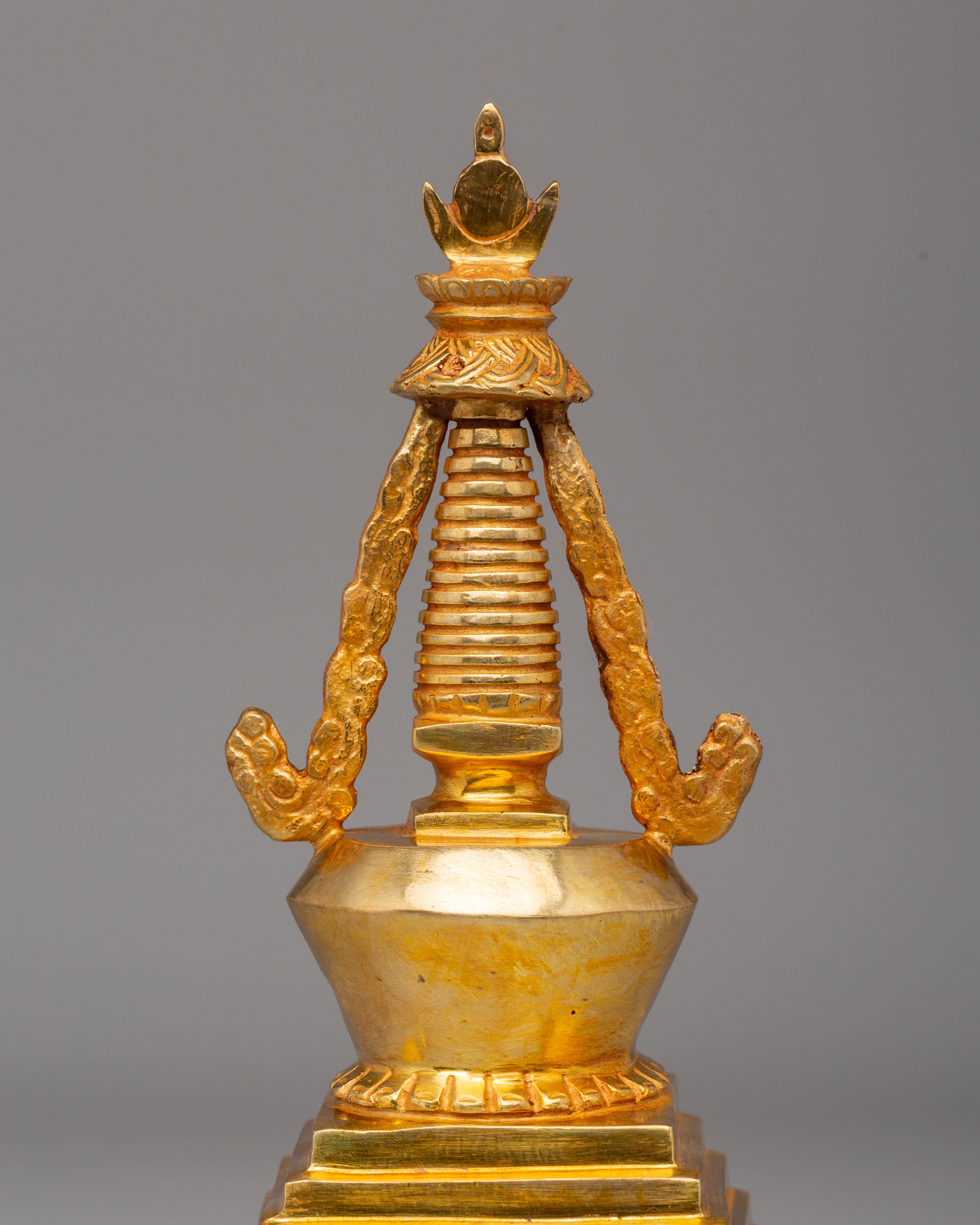Handmade Sacred Stupa | Traditional Tibetan Artwork
