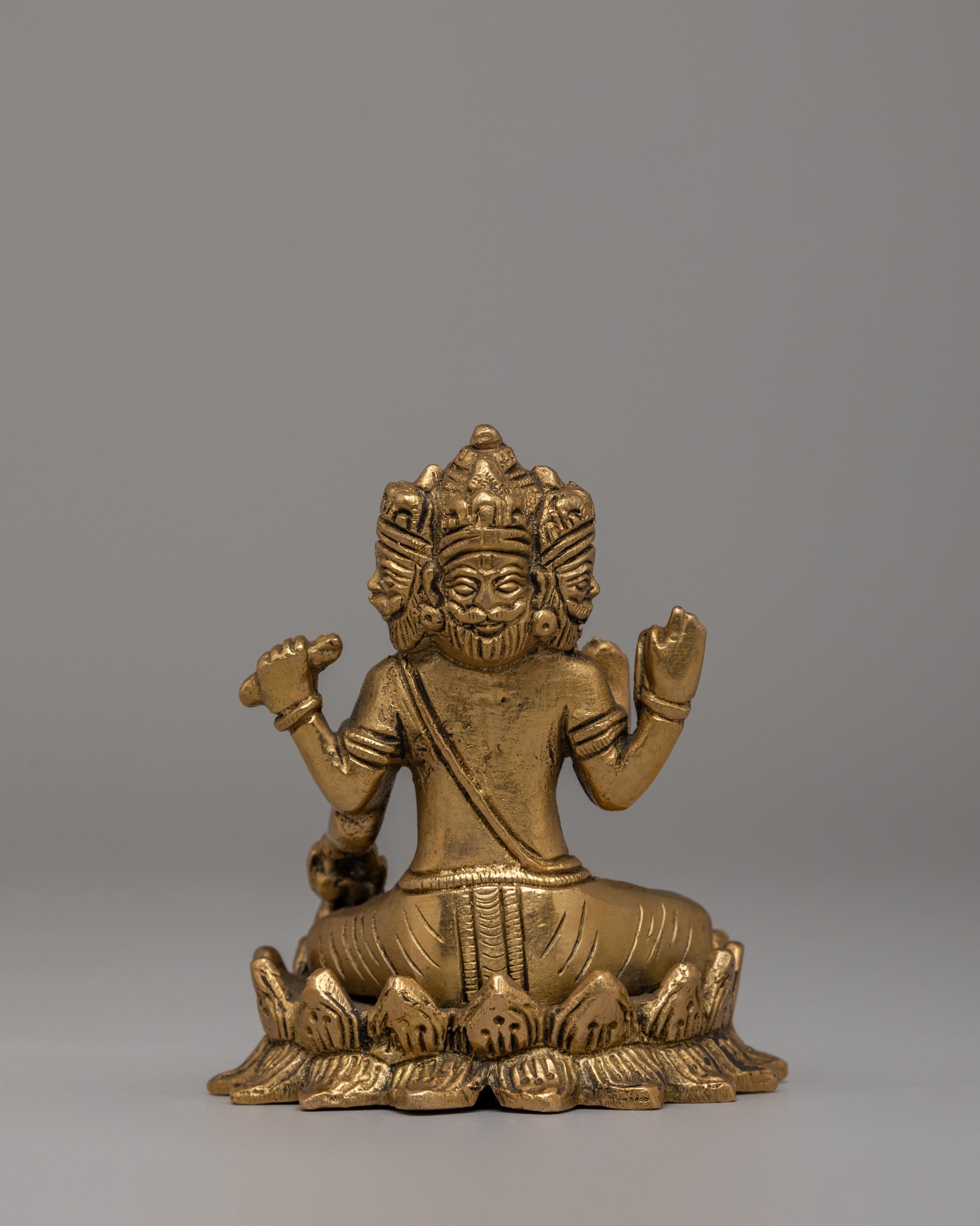Traditional Brahma Figurine | Symbol of Creation & Divine Wisdom