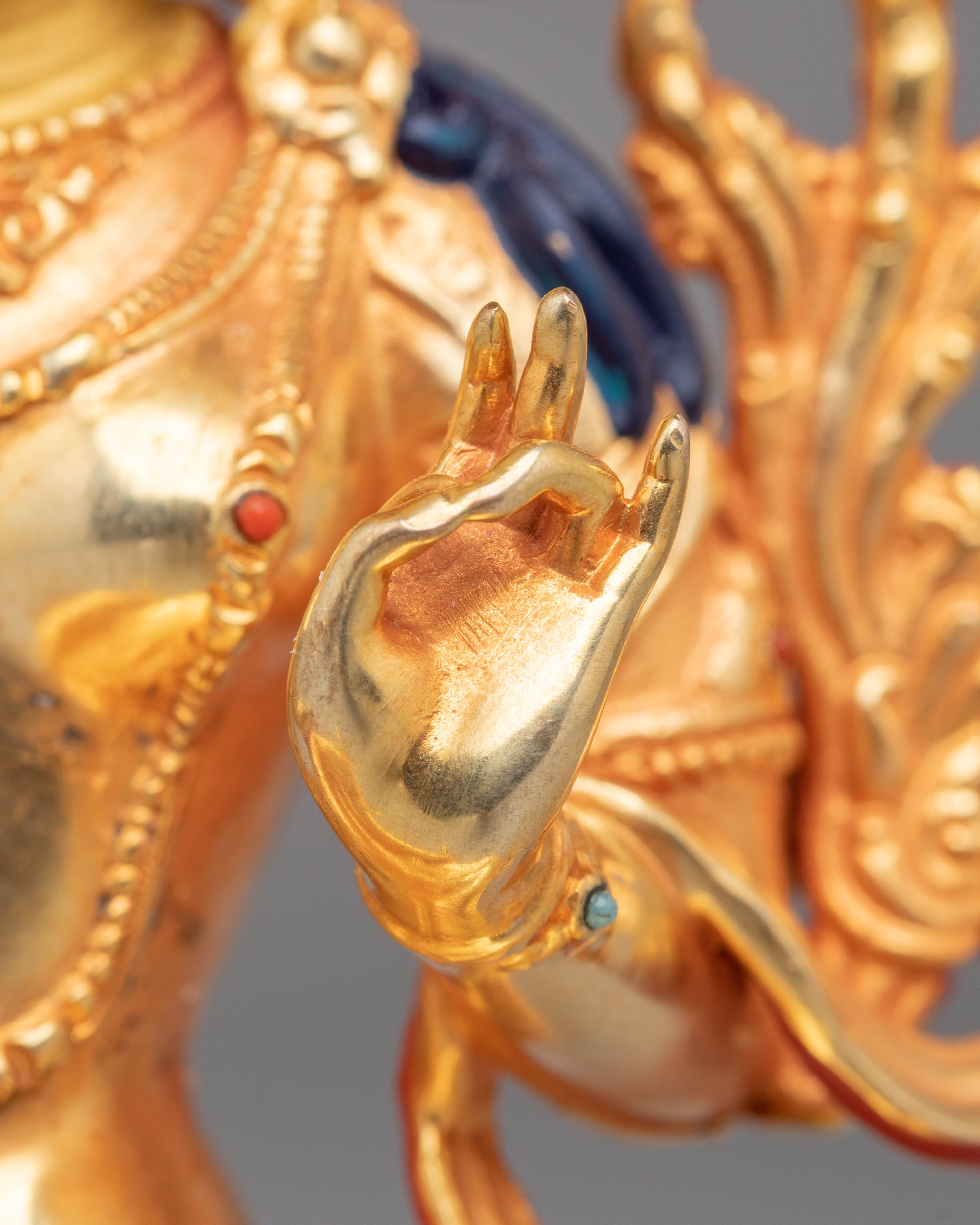 Green Tara Meditation Statue | Tibetan Goddess of Compassion & Protection