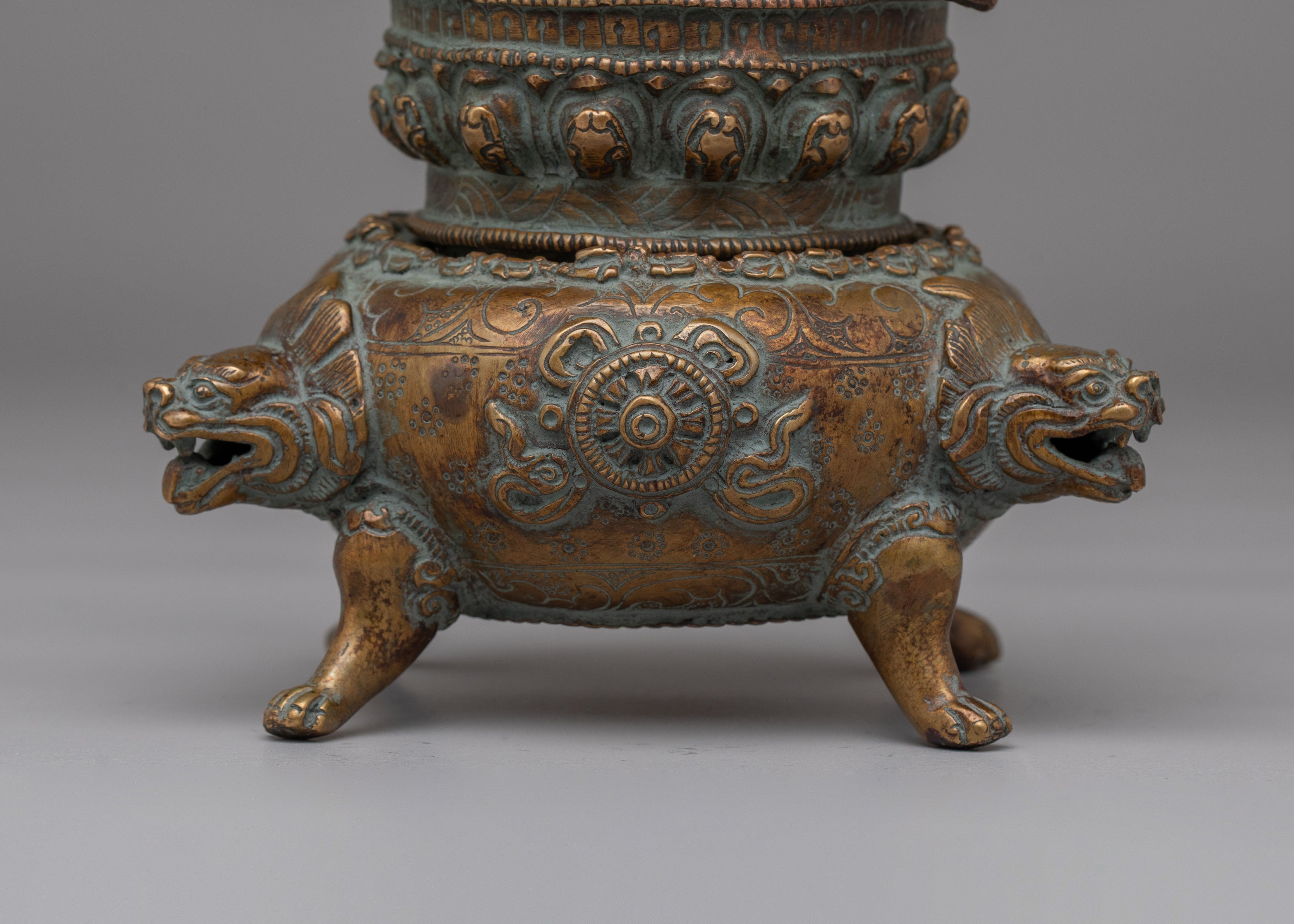 Handcrafted Traditional Vajradhaka | Copper Statue with Antique Finish
