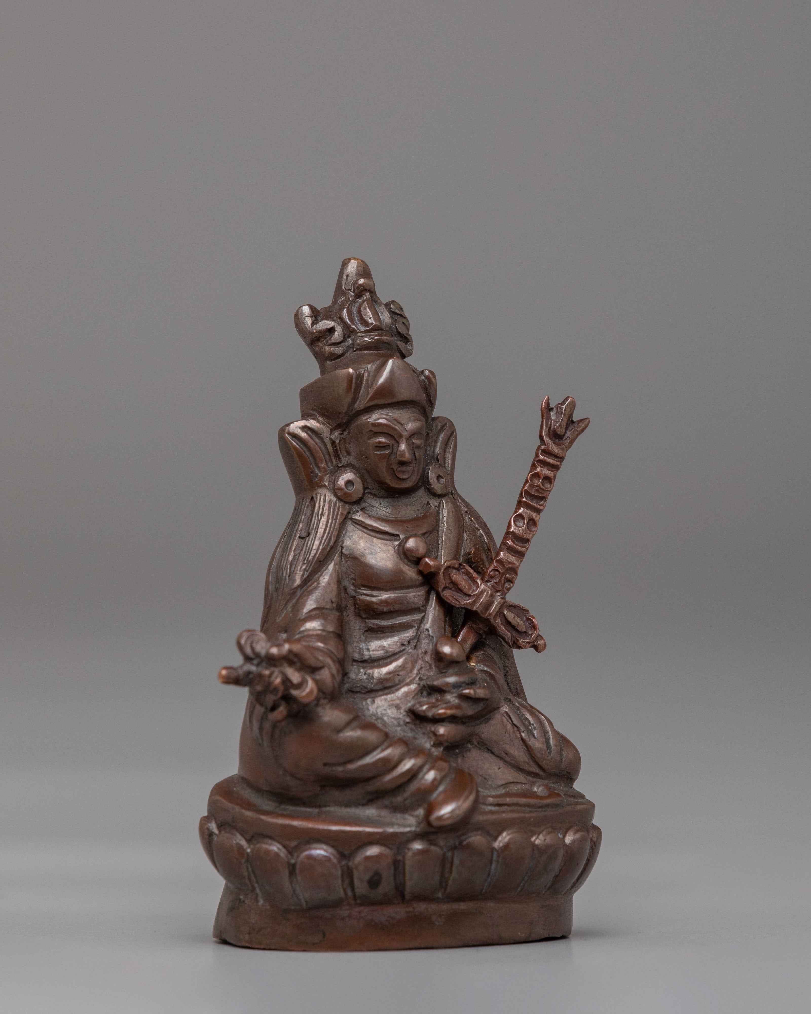 Machine-Made Guru Rinpoche Statue | Tibetan Buddhist Deity
