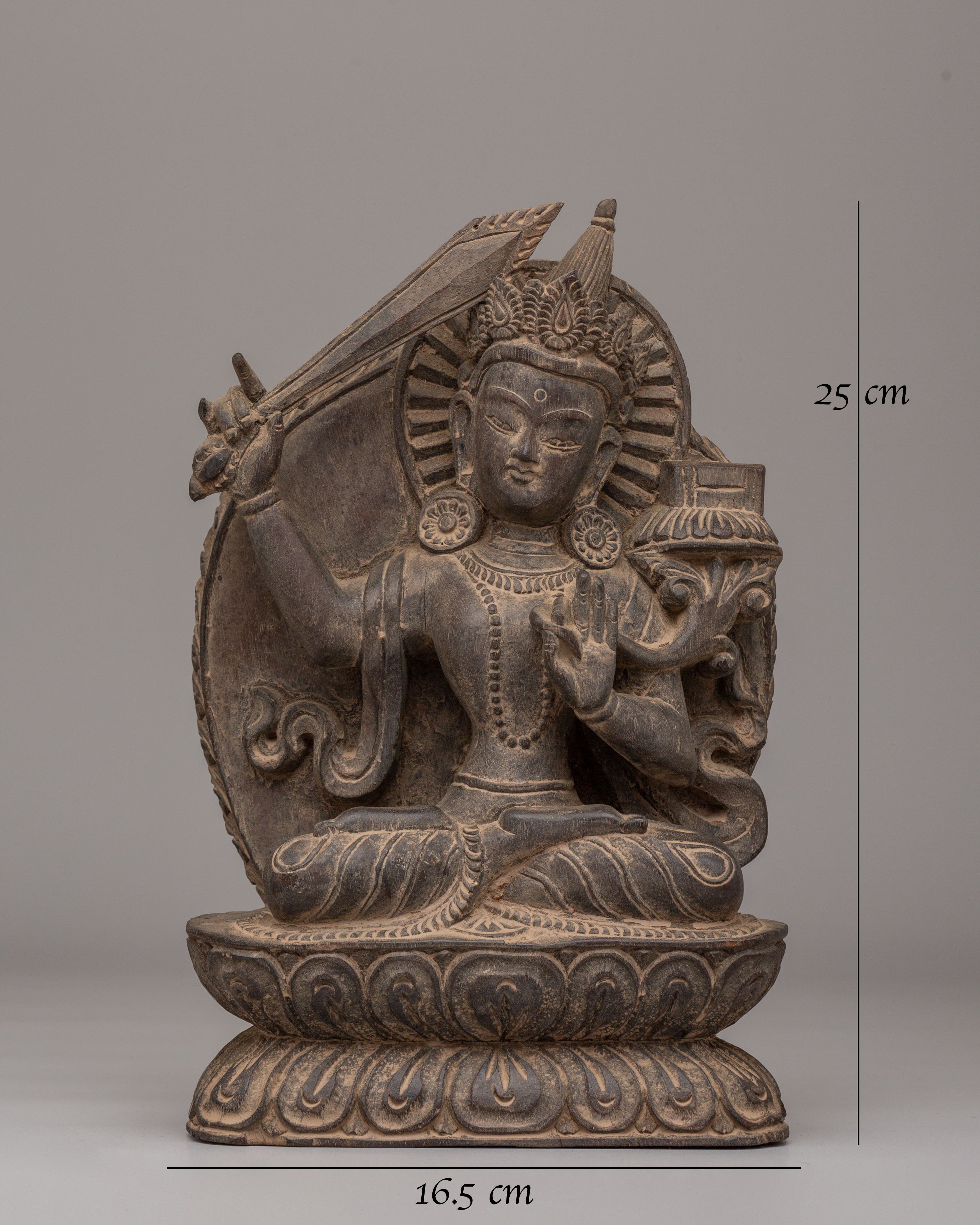 Sacred Manjushri Deity Statue | Bodhisattva of Wisdom