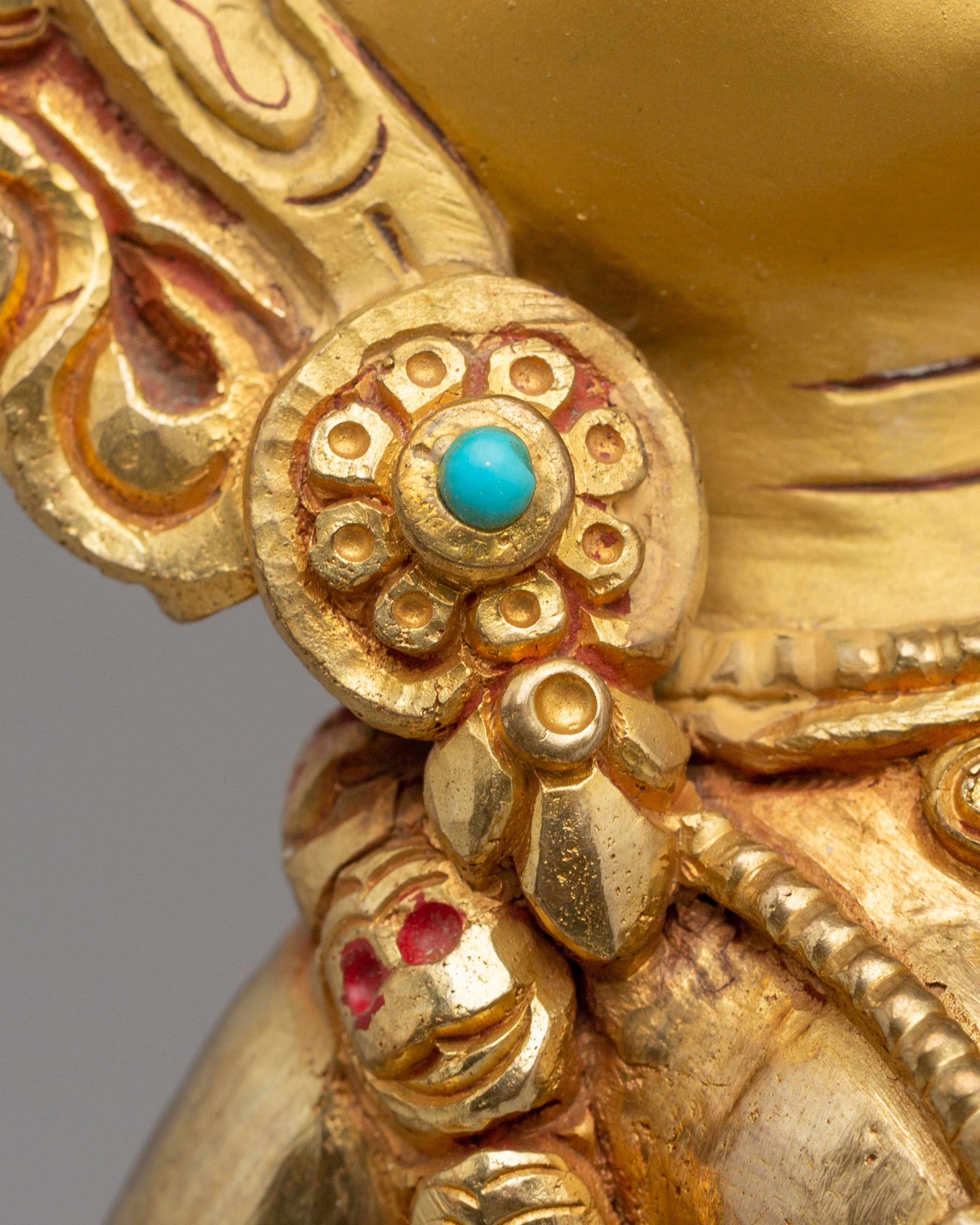 Sacred Himalayan Vajrayogini Deity Statue | Tibetan Buddhist Goddess Artwork