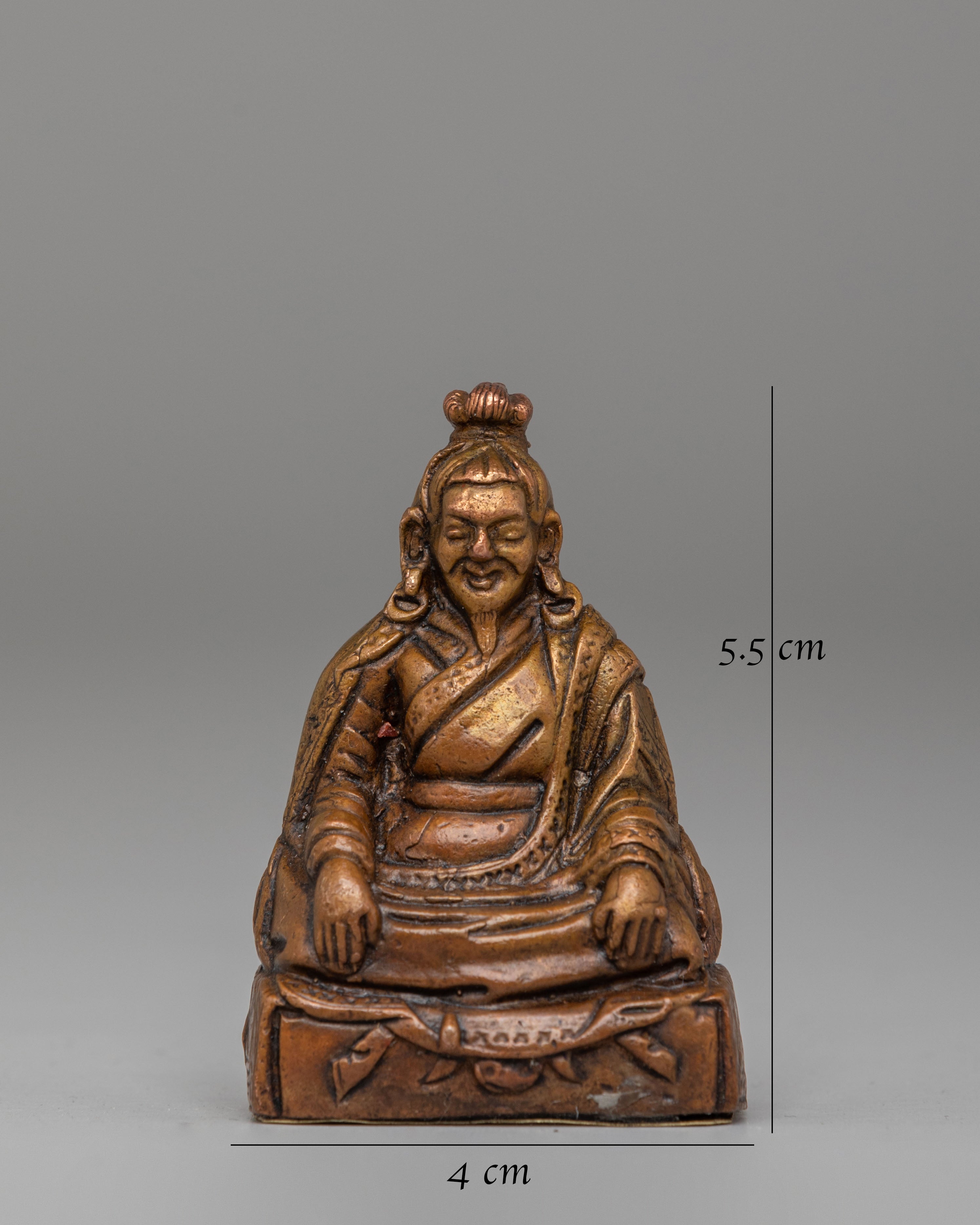 Handcrafted Marpha Yogi Statue | Oxidized Copper Tibetan Art