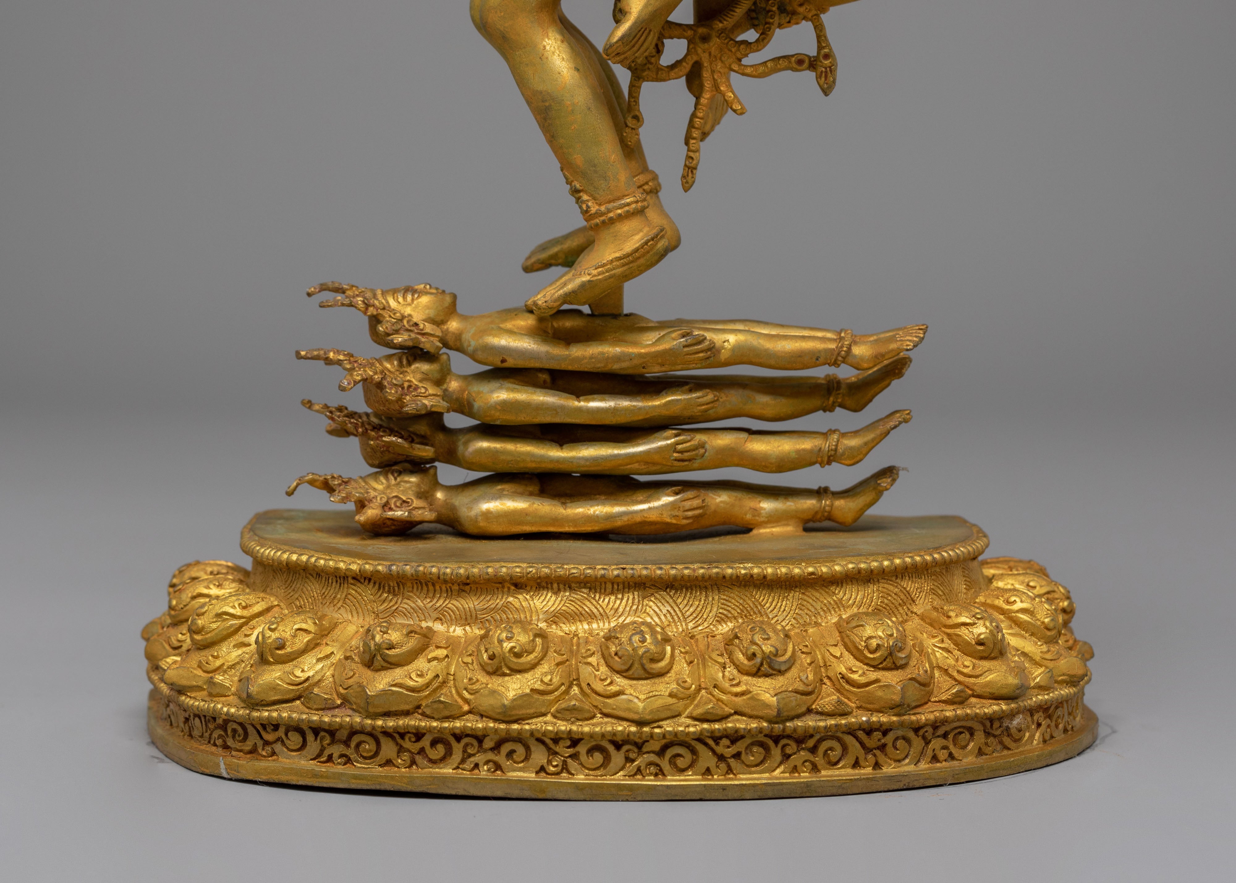 Hevajra With Consort Statue | Vajrayana Tantric Deity Sculpture