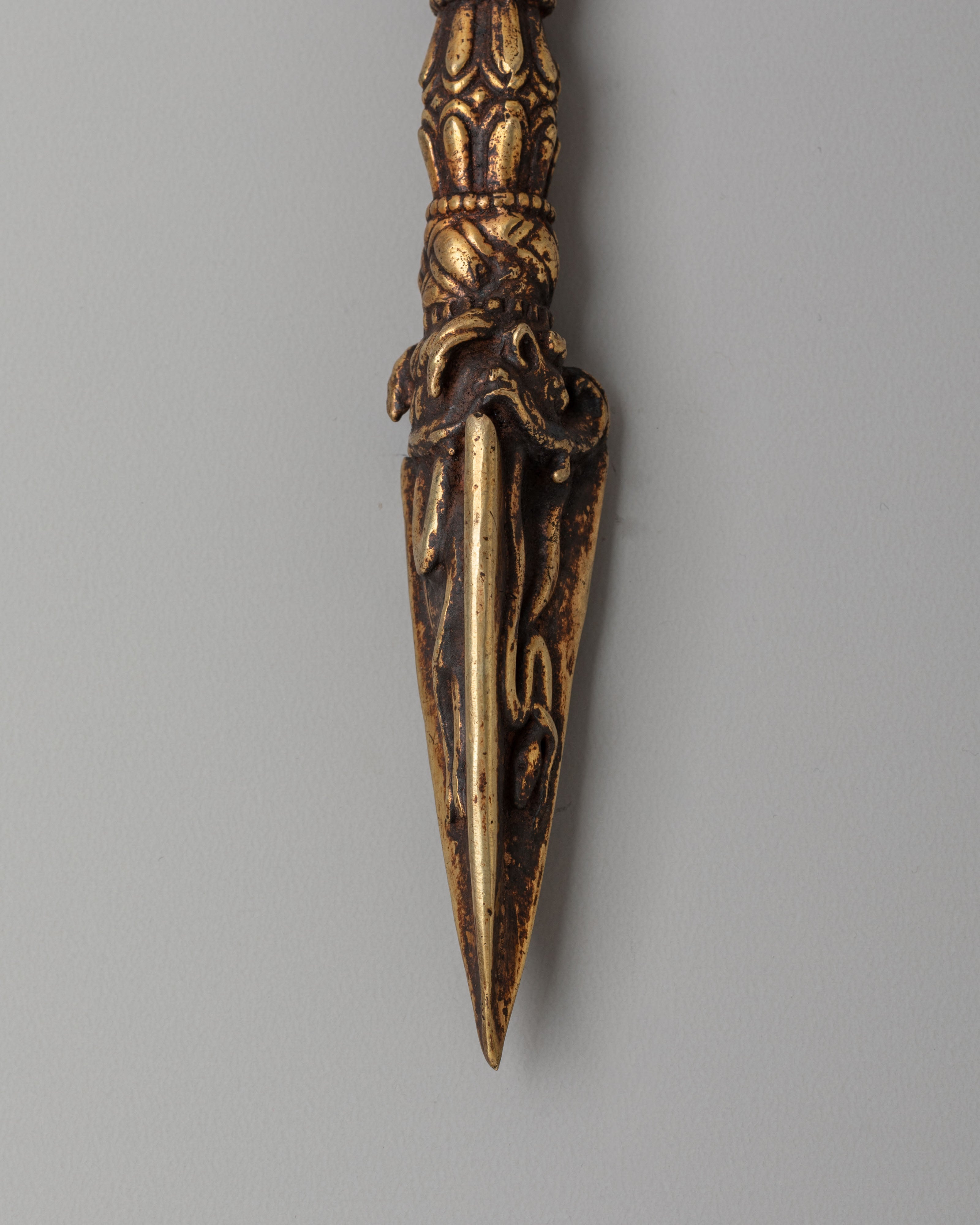 Himalayan Spiritual Phurba | Handcrafted Ritual Dagger for Spiritual Protection