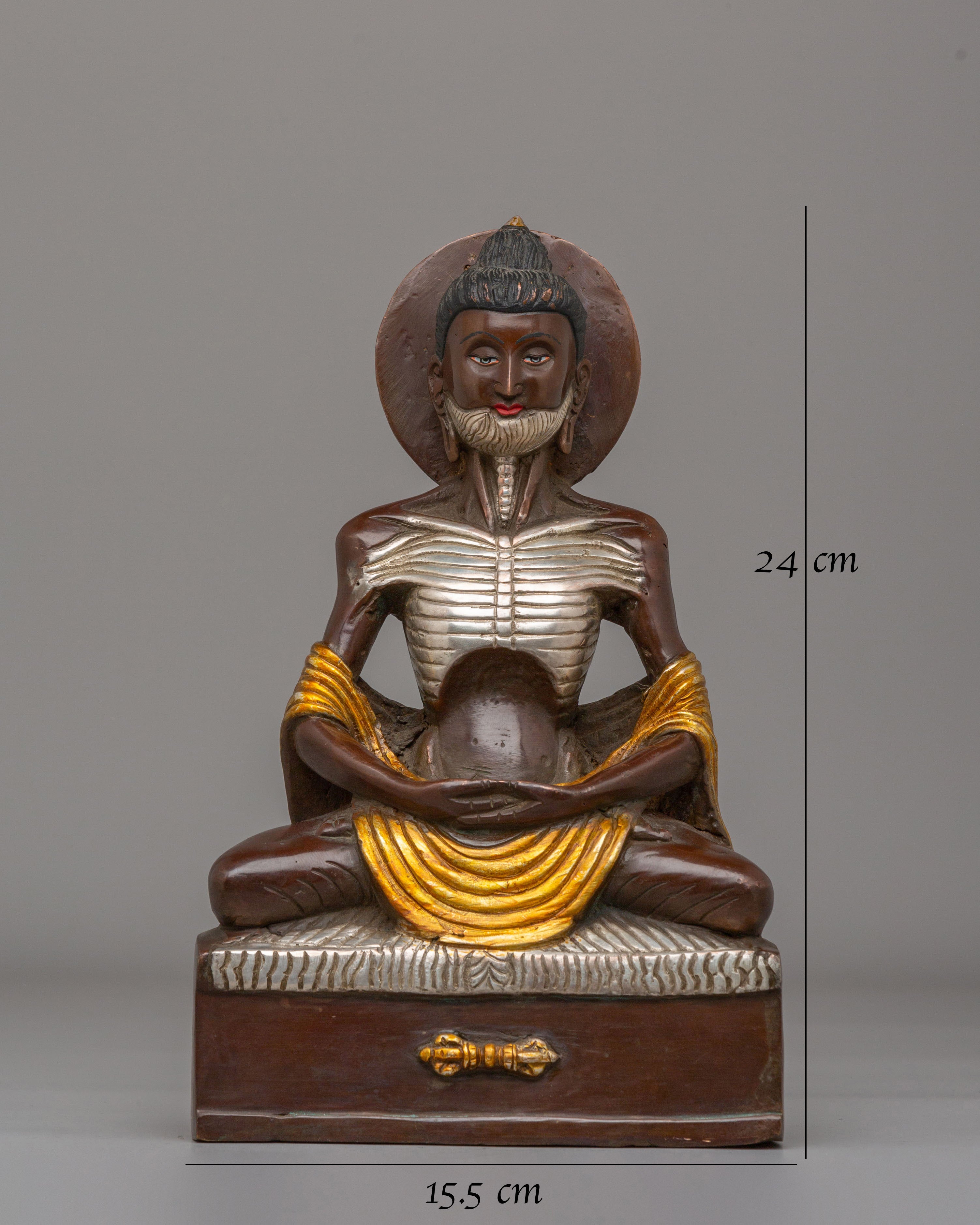 Spiritual Fasting Buddha Altar Statue | Symbol of Purity & Devotion