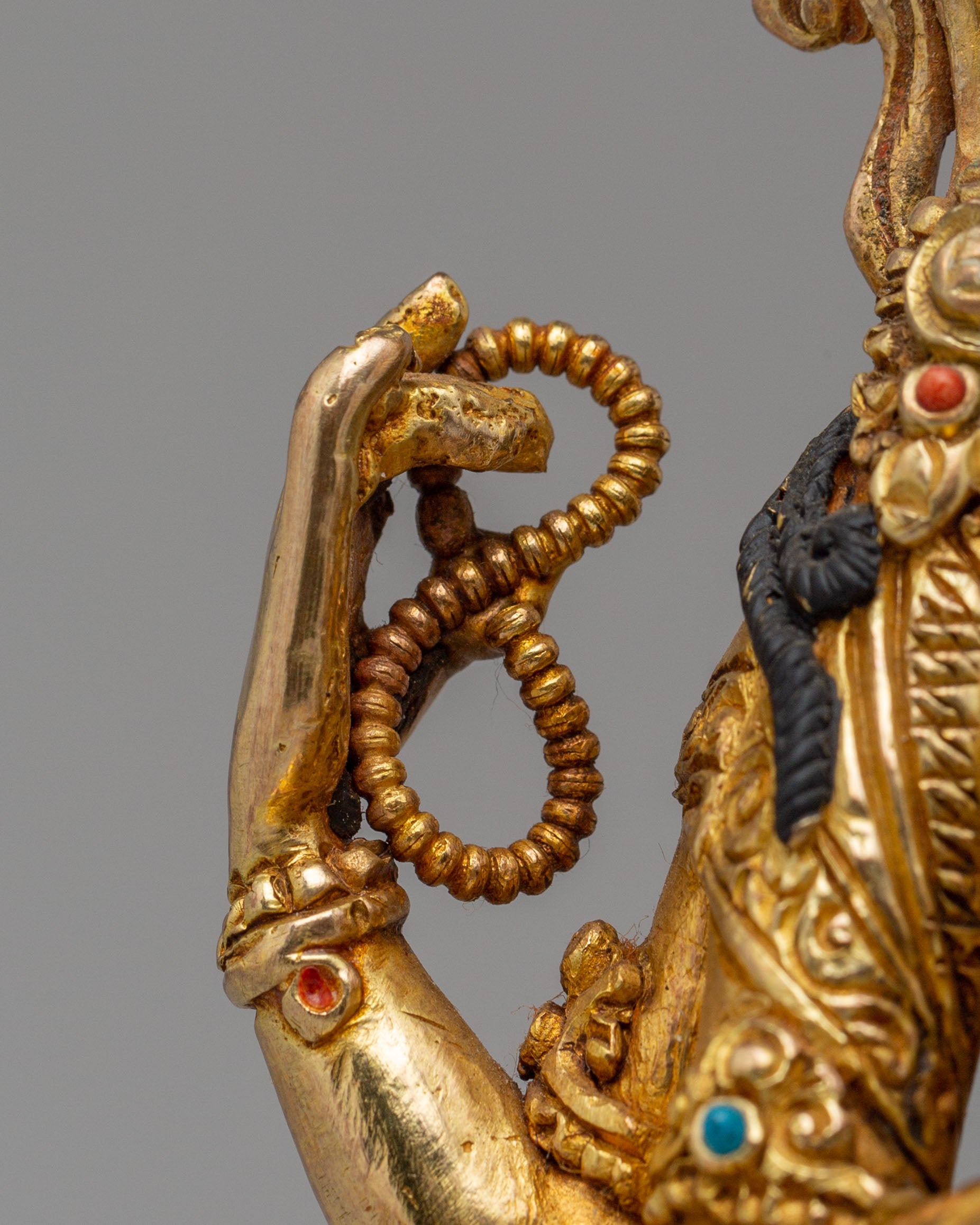 Handcrafted Chenrezig Statue | Tibetan Bodhisattva of Compassion Art