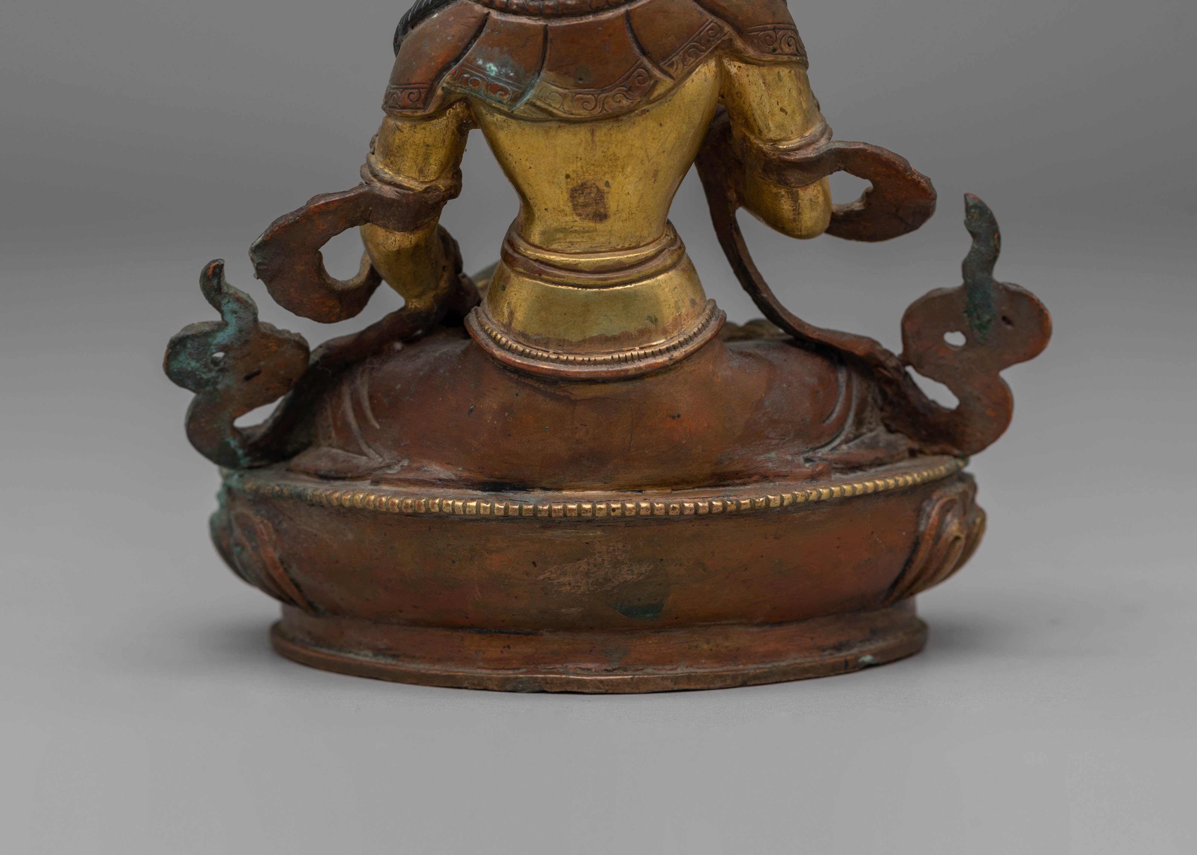 Copper Vajrasattva Sacred Statue | Handcrafted Spiritual Art