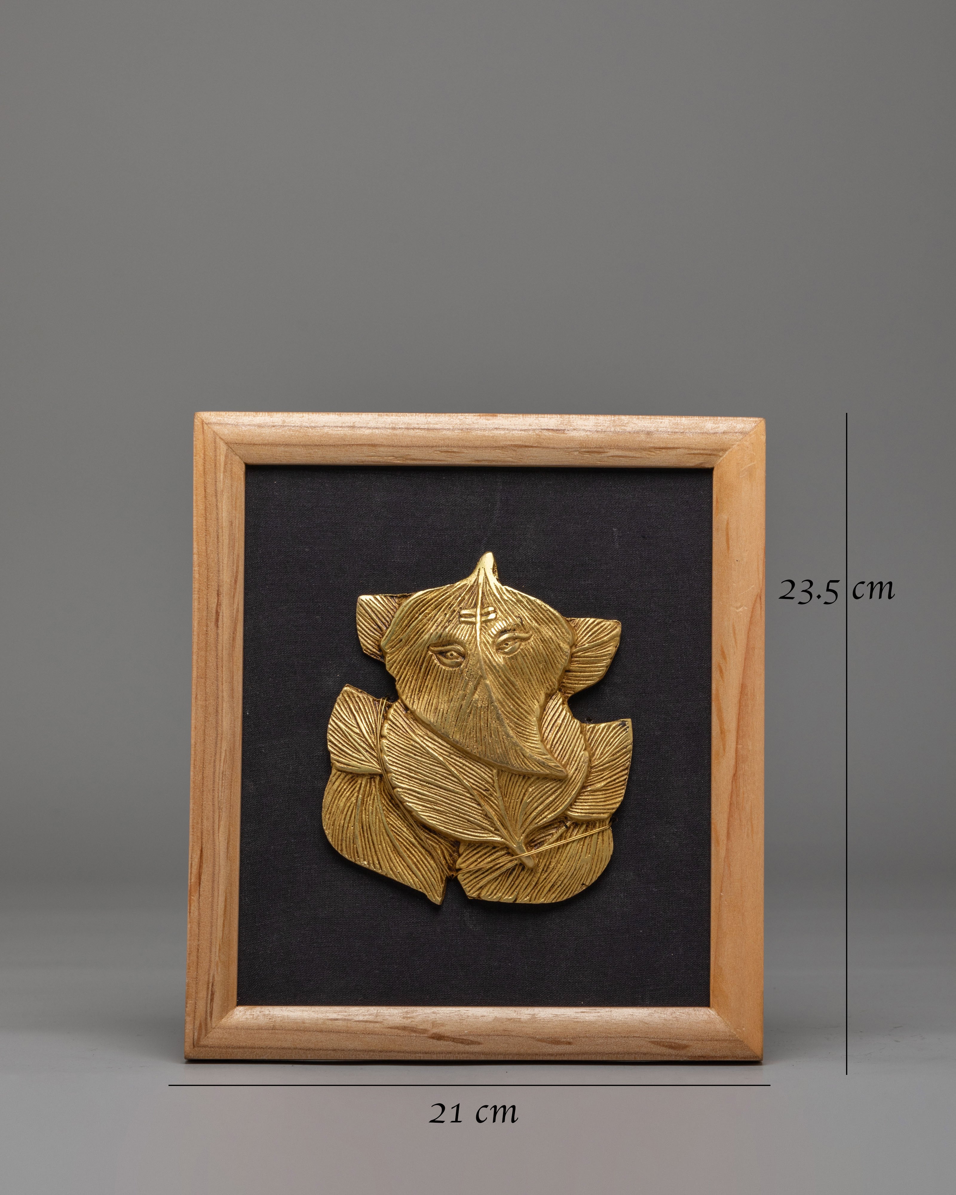 Ganesh Hindu Deity Wall Hanging | Brass Ganesha Wall Art