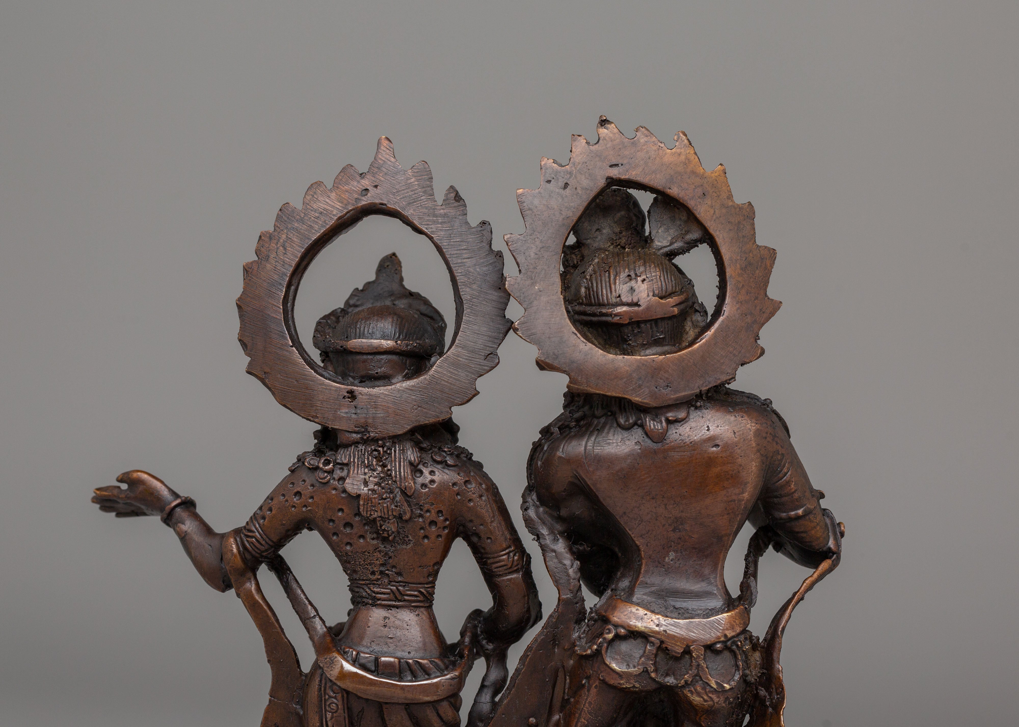 Traditional Sacred Radha Krishna Statue | Hindu Deity Figurine