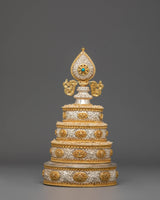 Pure Silver Copper Mandala