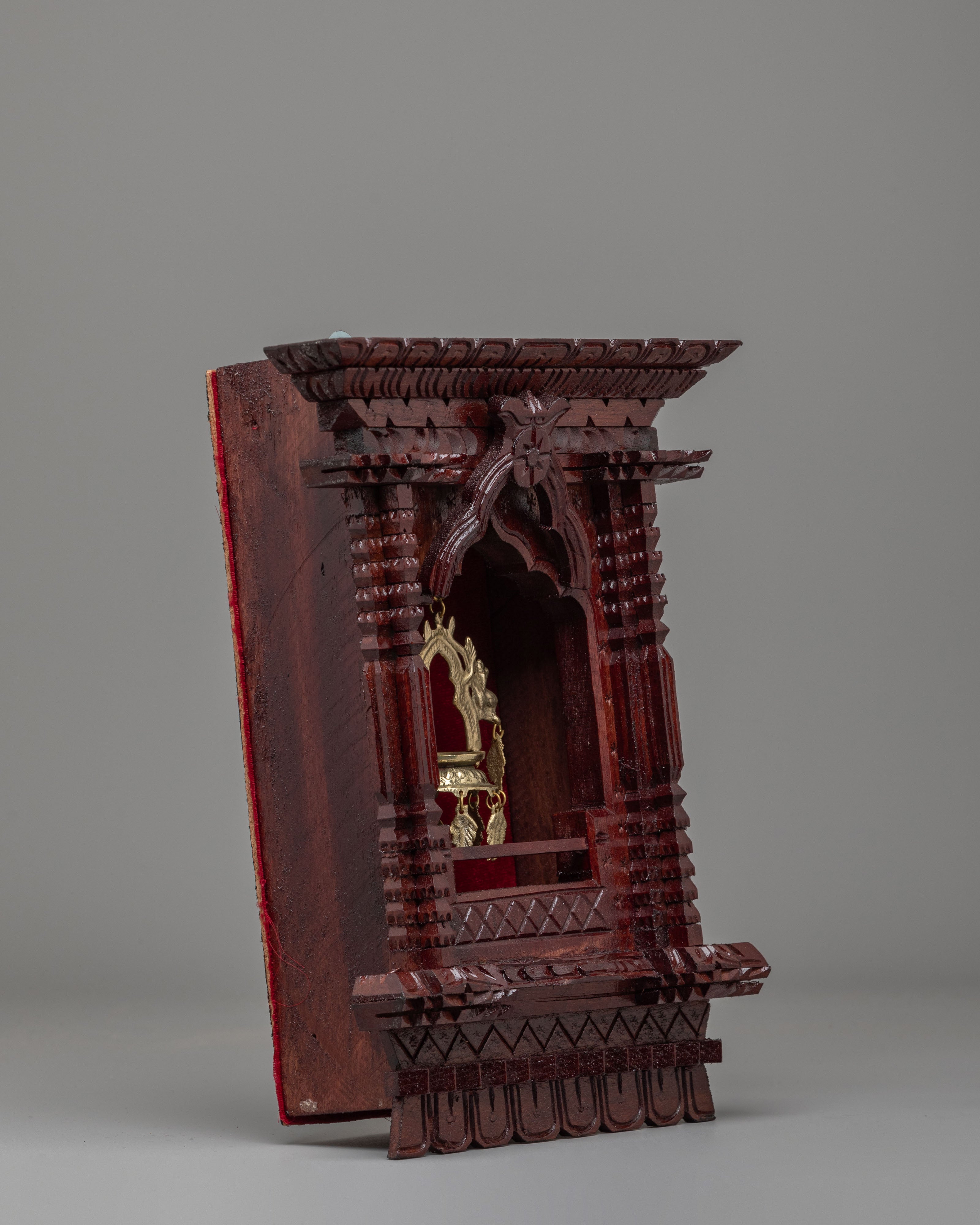 Dalaucha Wood Wall Hanging | Tibetan Buddhist Shrine Decor