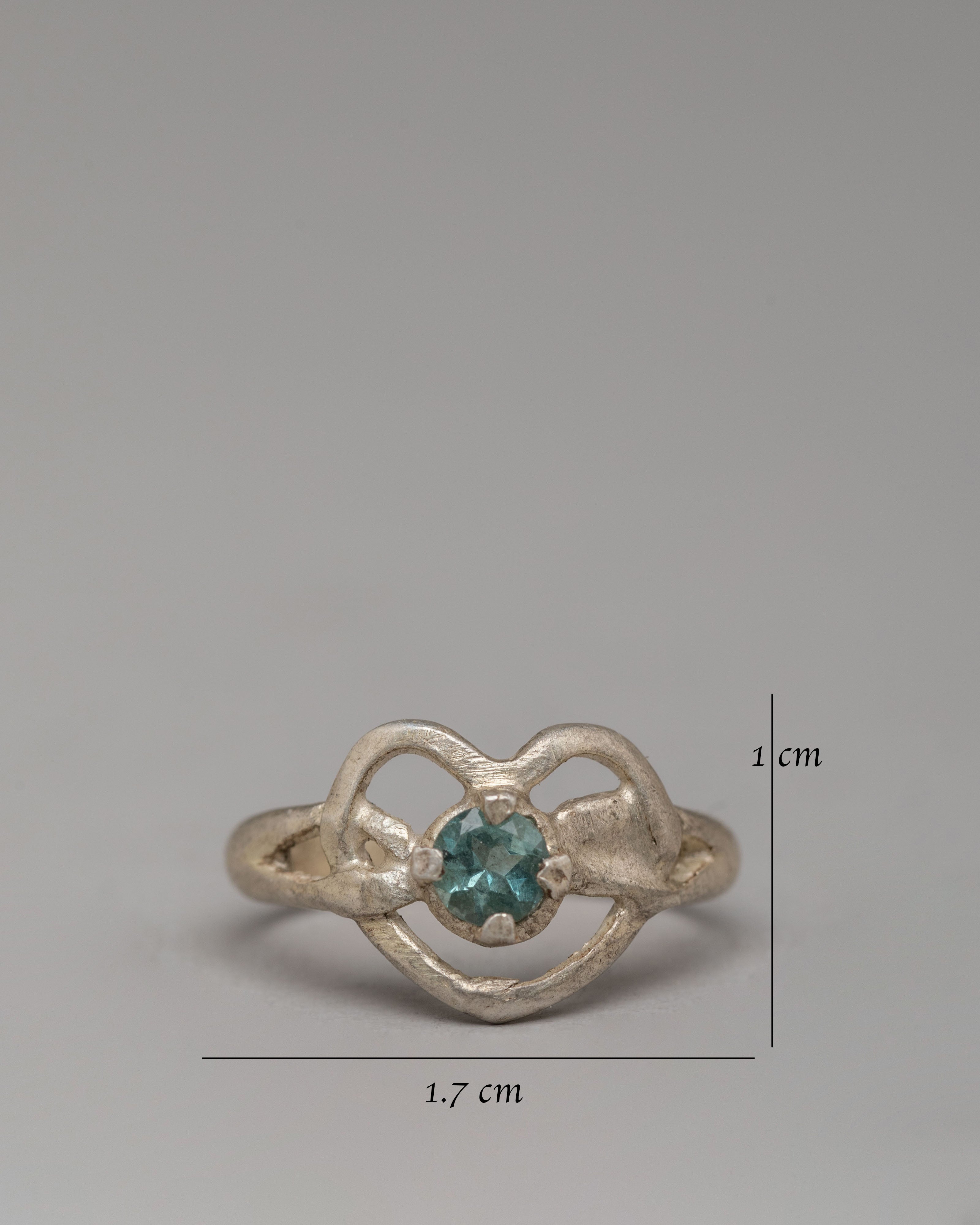 Zircon Silver Ring | Natural Stone Jewelry
