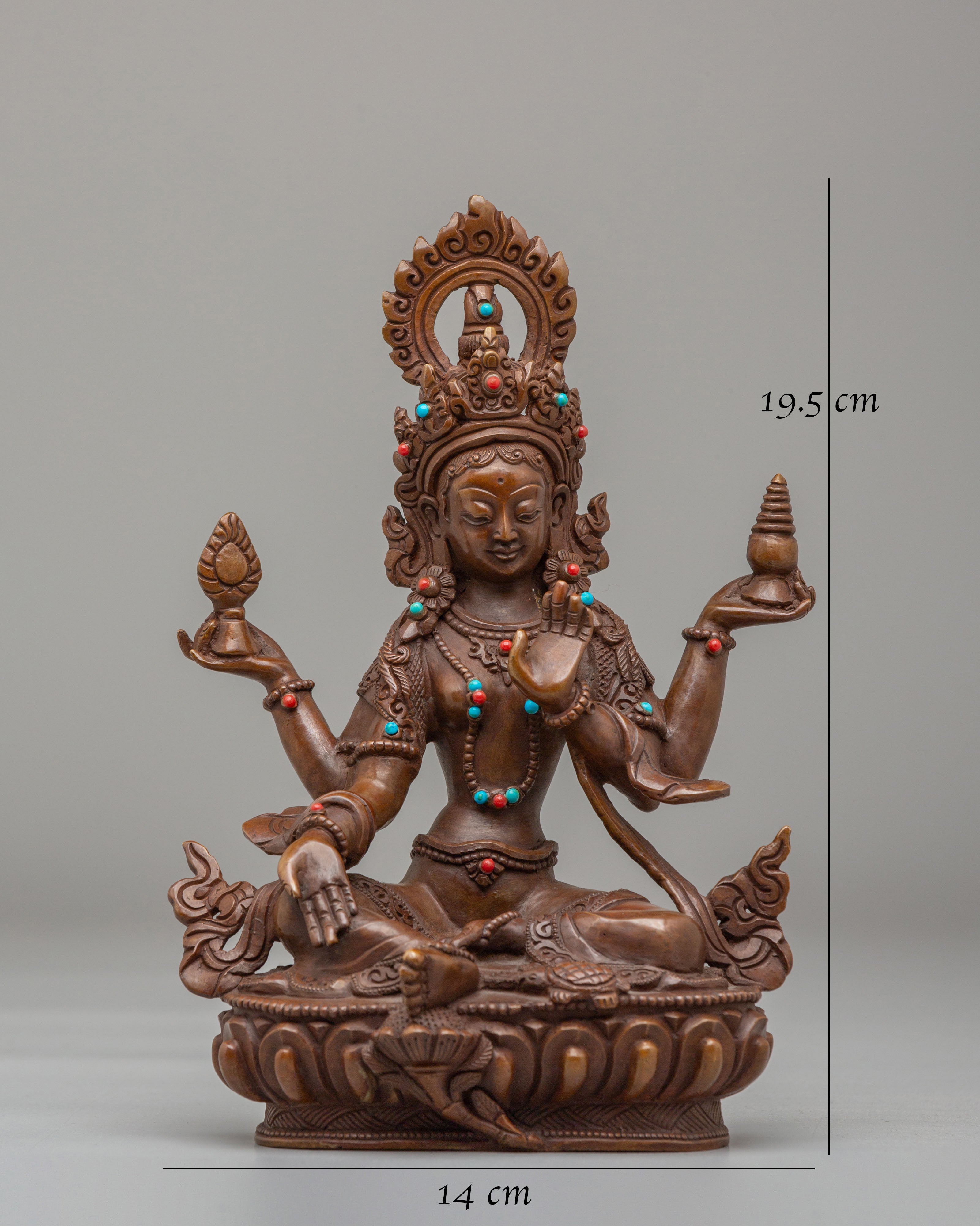 Lakshmi Wealth Goddess Sculpture | Hindu God of Prosperity