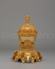 Handcrafted Kapala Offering Vessel 