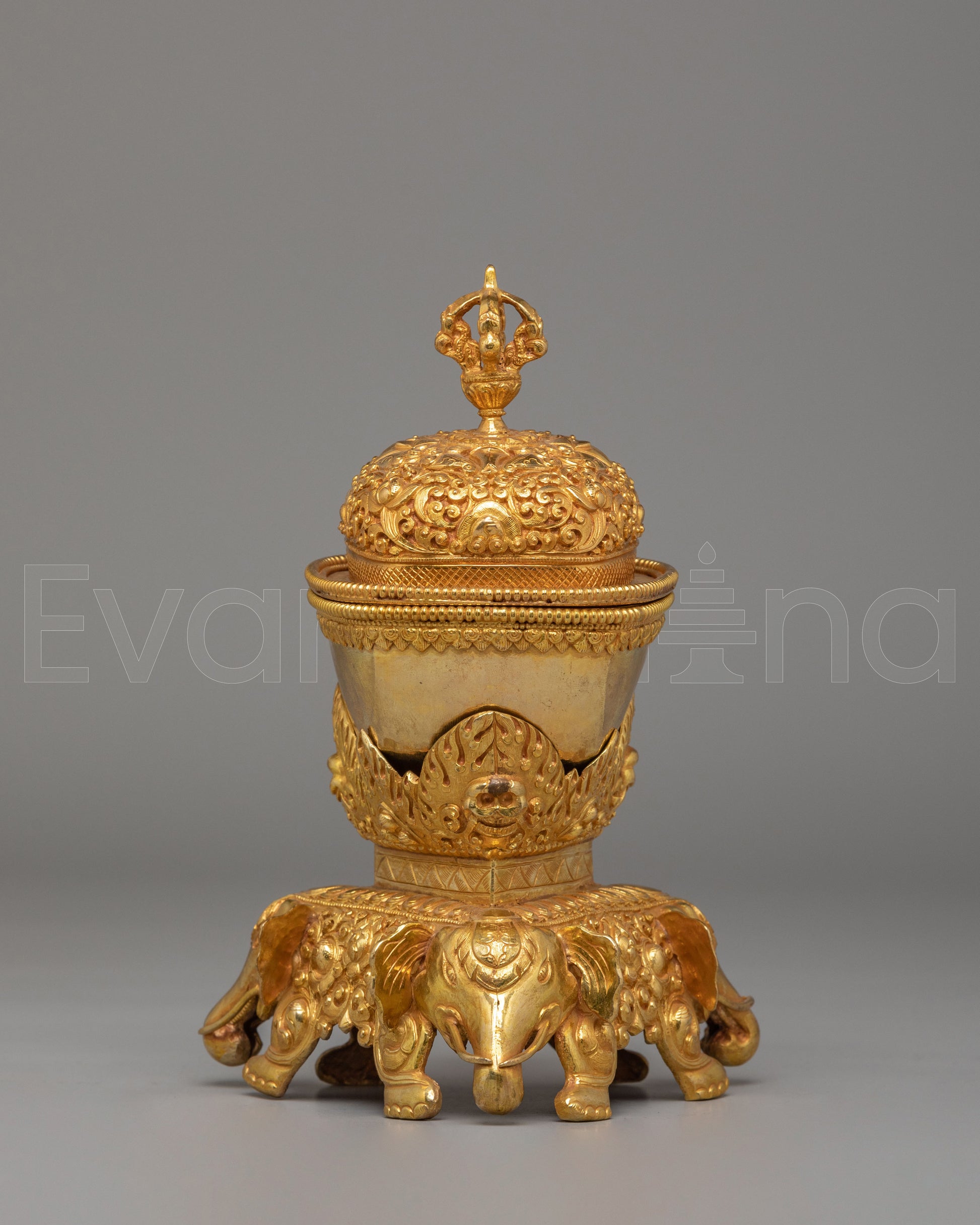 Handcrafted Kapala Offering Vessel 