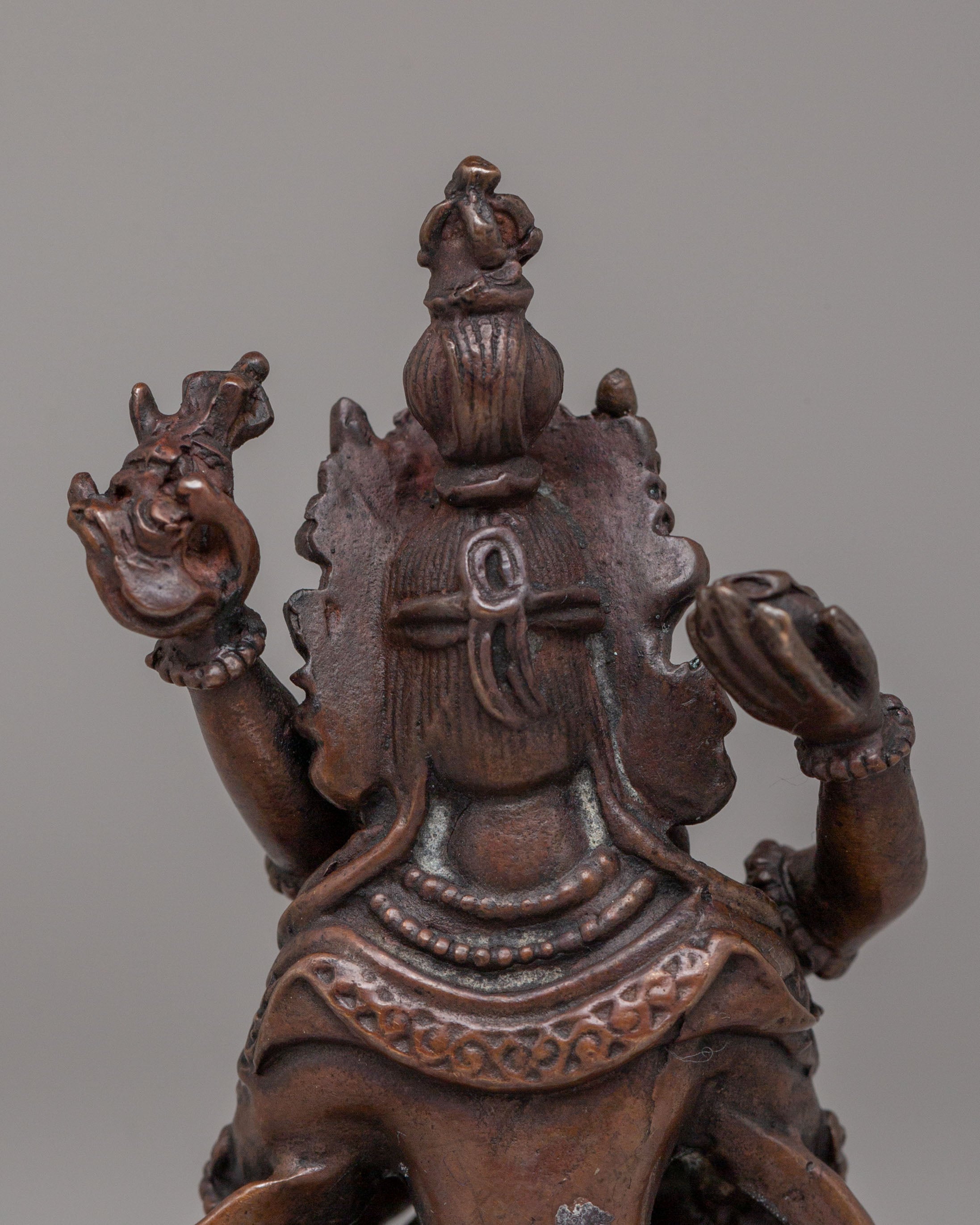 Vajradhara With Consort Sculpture | Vajrayana Deity Sculpture