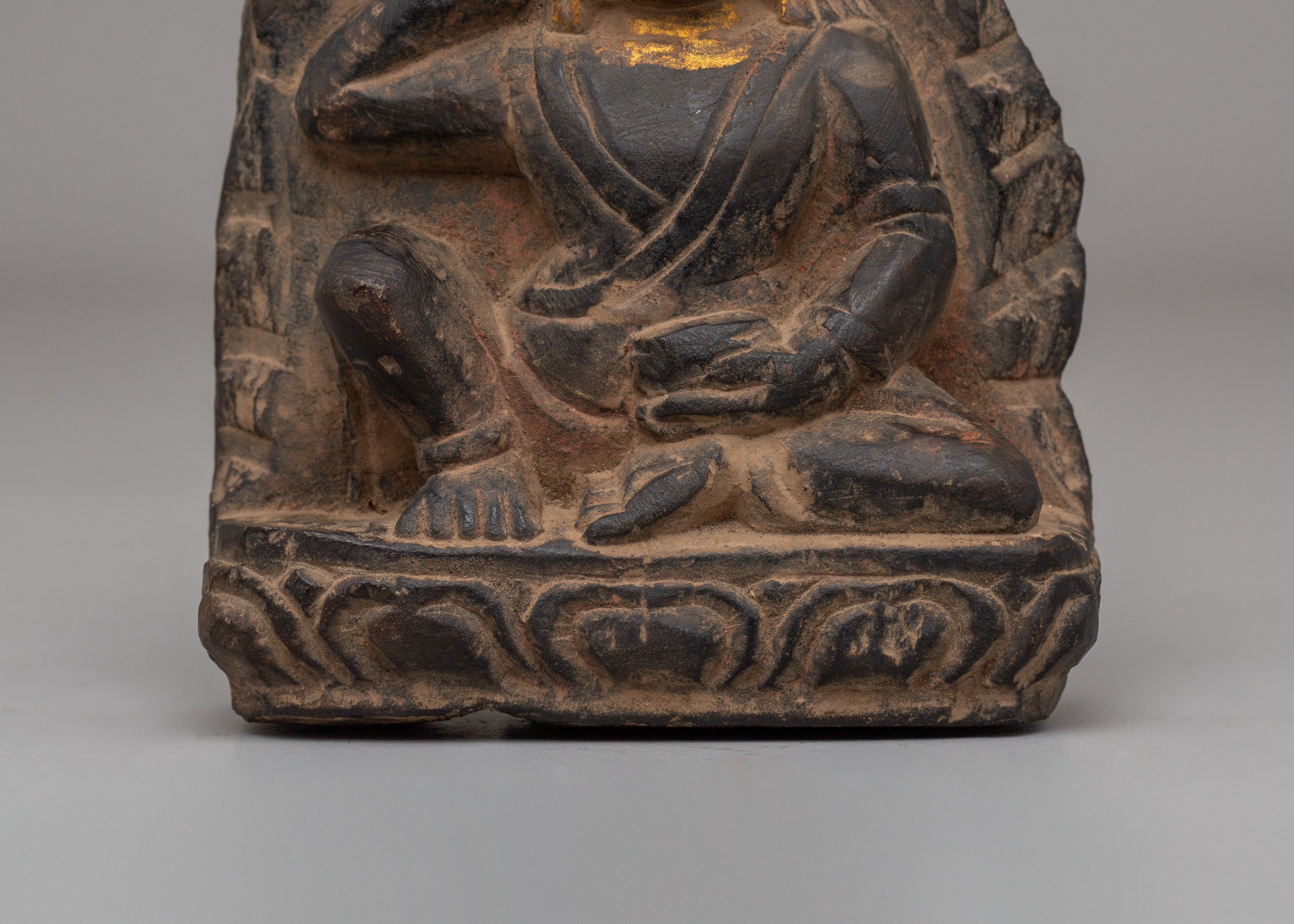 Handcrafted Milarepa Figurine | Tibetan Yogi Statue