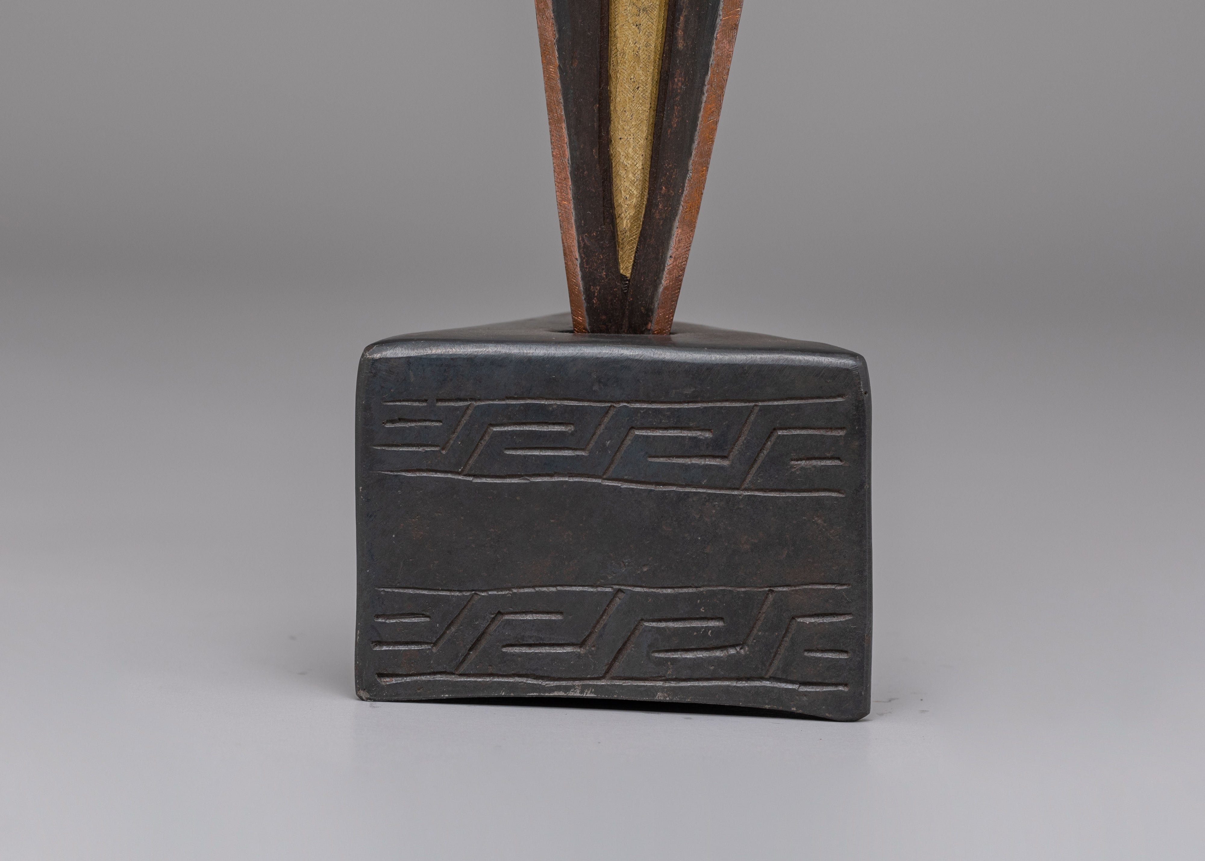 Phurba Ritual Dagger with Elephant Motif | A Sacred Tibetan Dagger