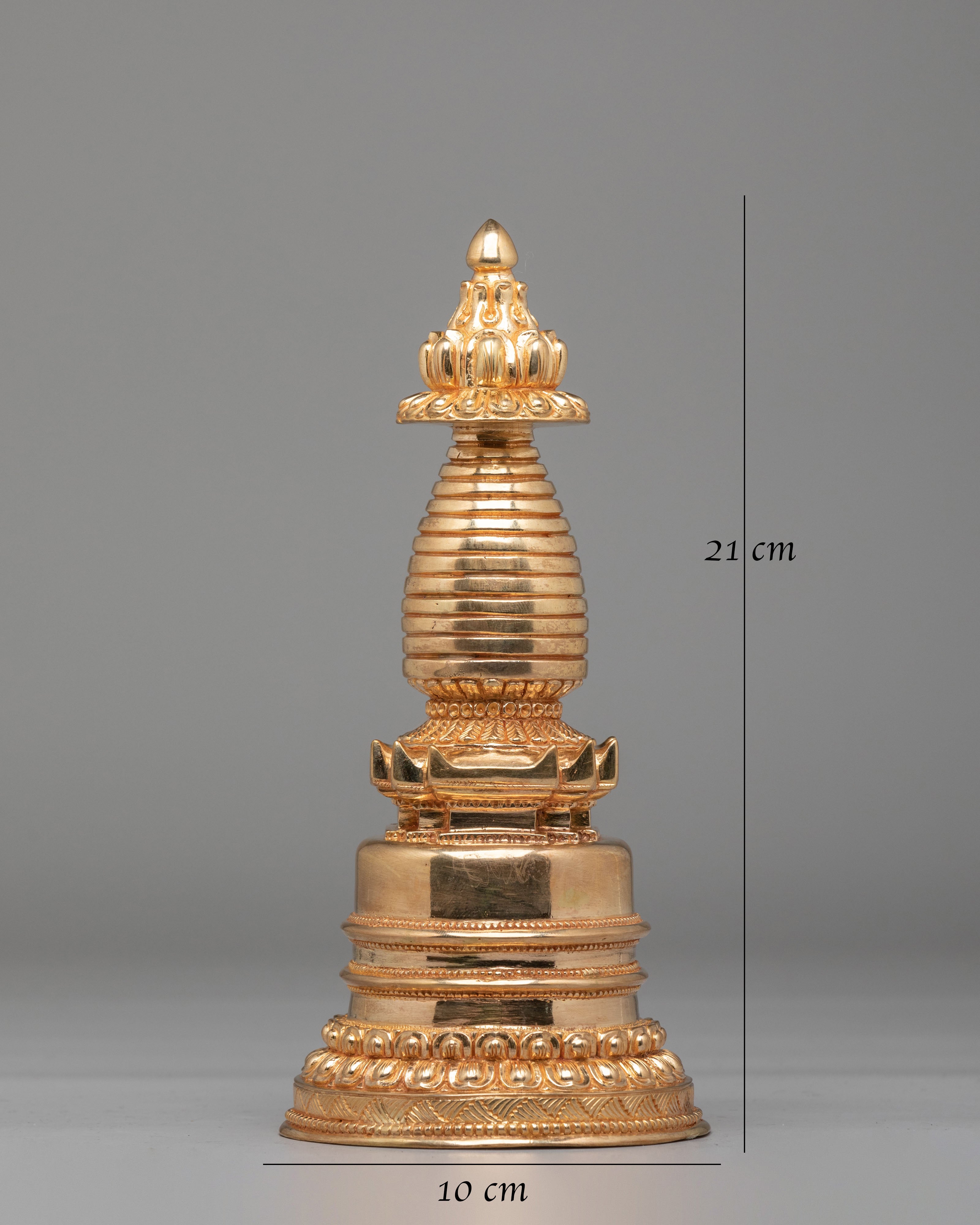 Decorative Tibetan Kadampa Stupa | Traditional Stupa for Spiritual Blessings